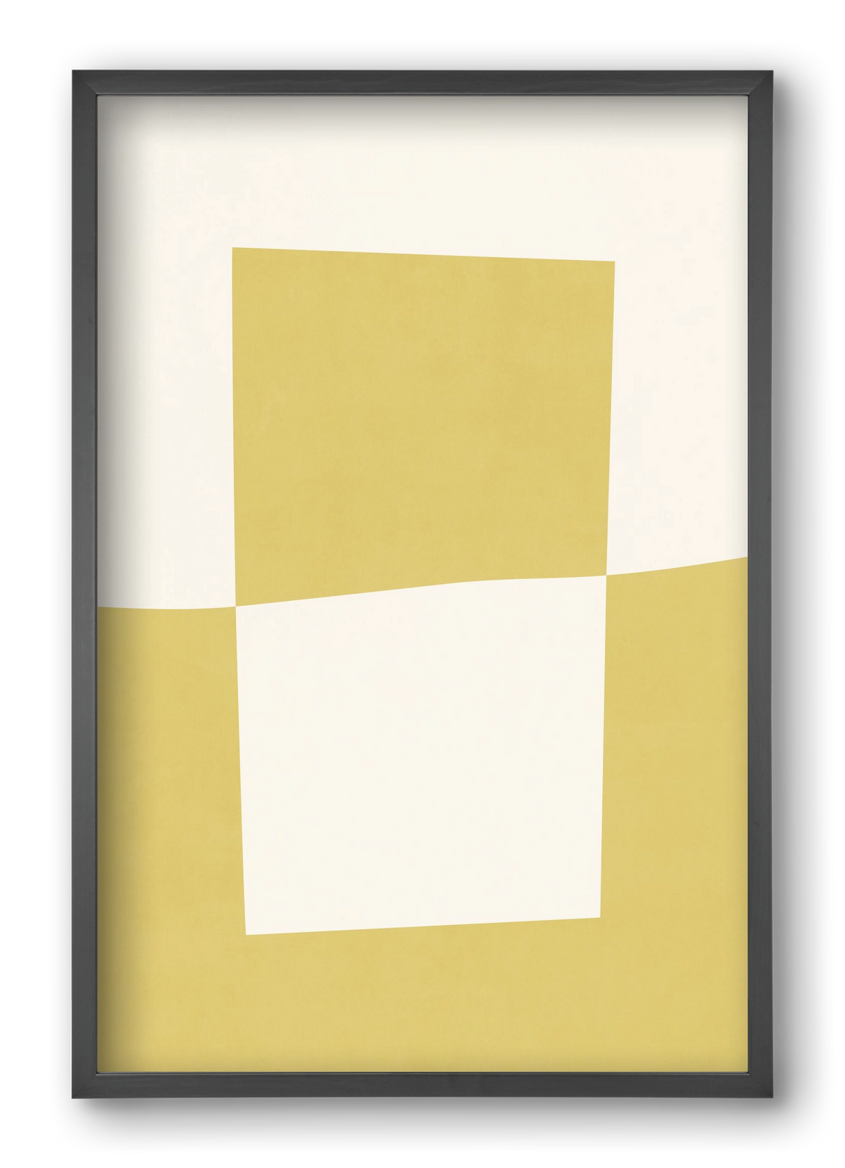 Composition of Geometric Shapes - Yc02, 40x60 cm (40x60 cm), Fekete keret