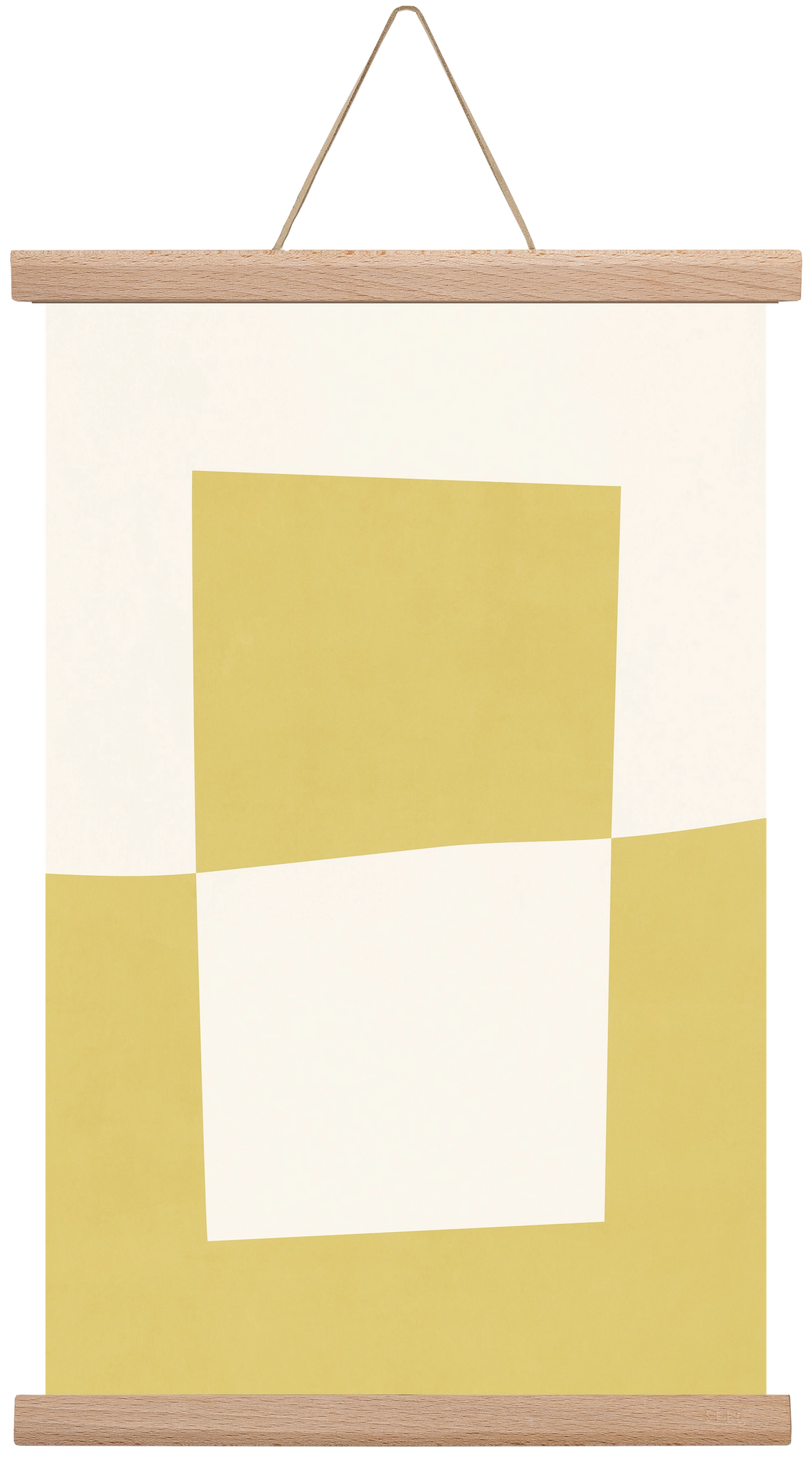 Composition of Geometric Shapes - Yc02, 30x45 cm (30x45 cm), Tölgy akasztó