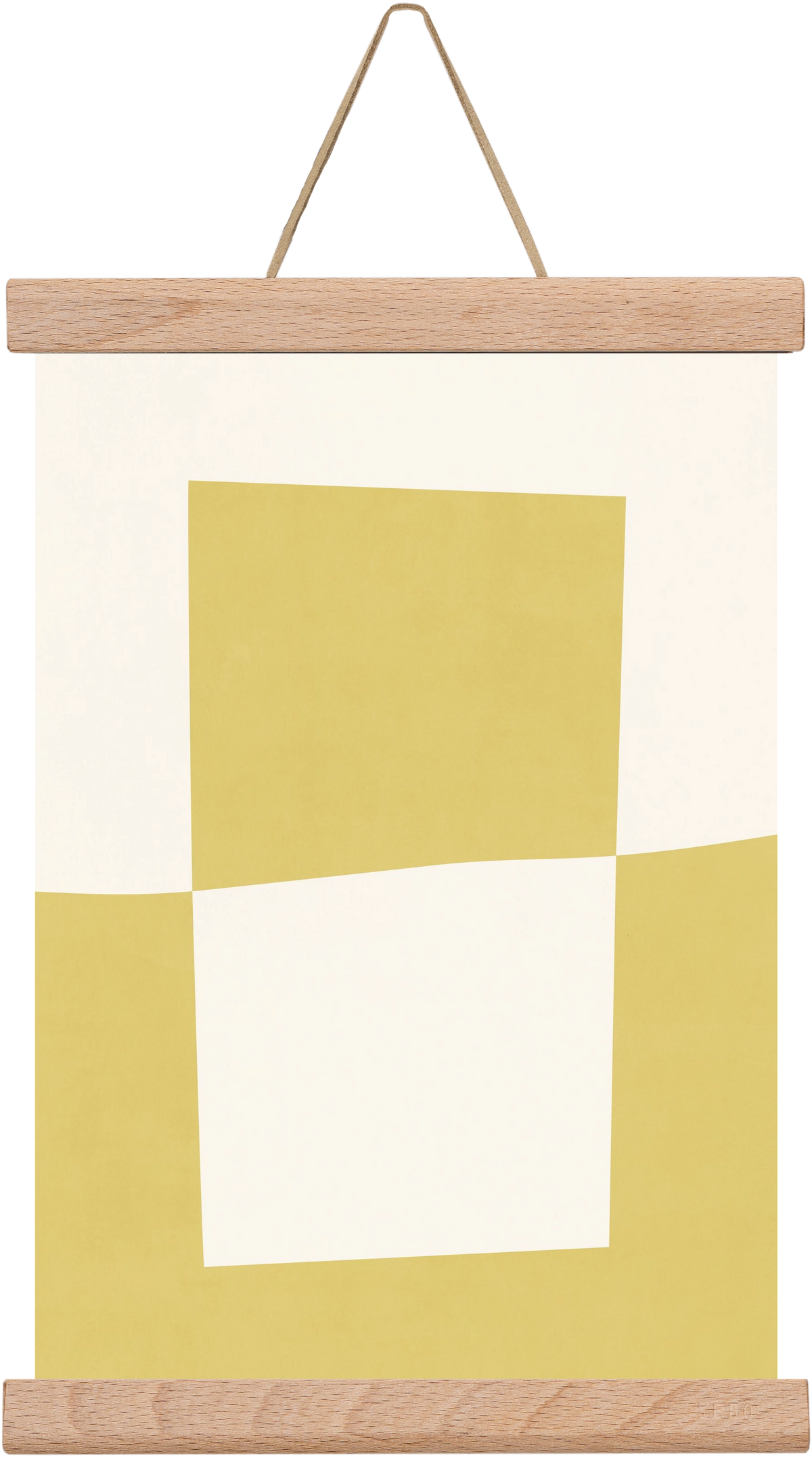 Composition of Geometric Shapes - Yc02, 20x30 cm (20x30 cm), Tölgy akasztó