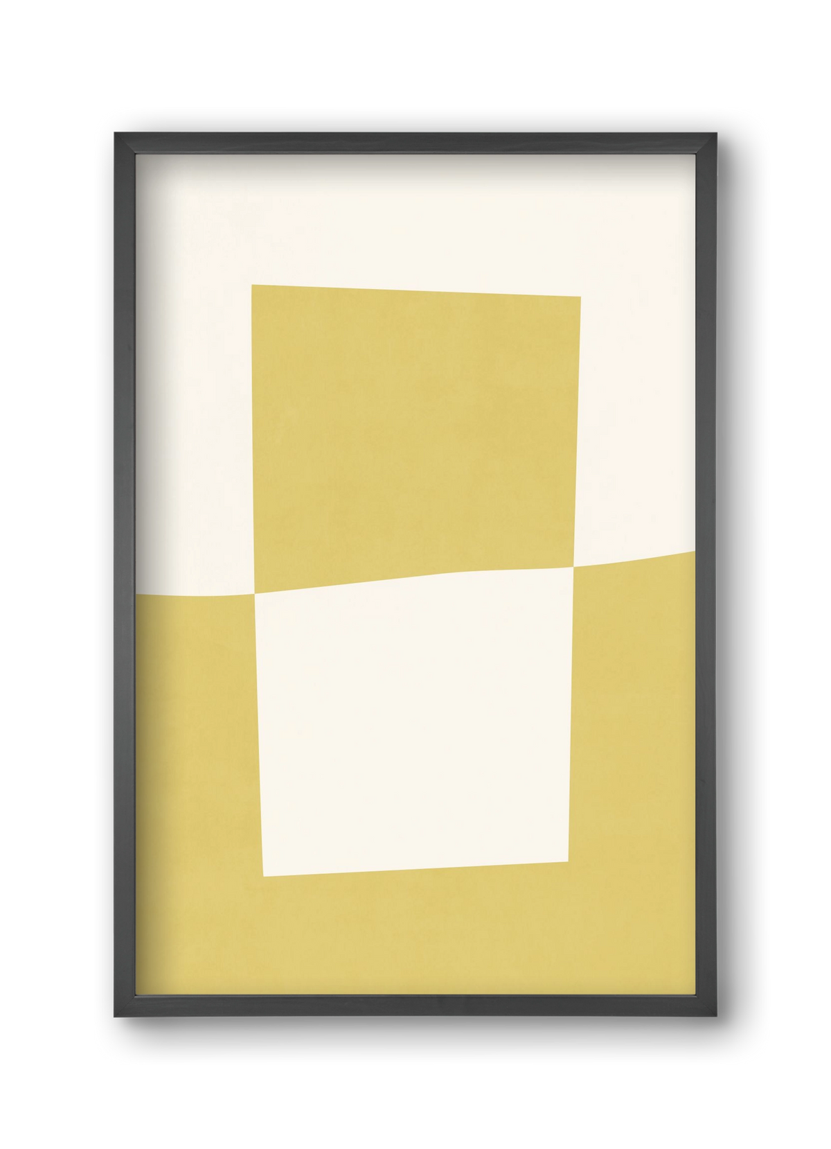 Composition of Geometric Shapes - Yc02, 30x45 cm (30x45 cm), Fekete keret