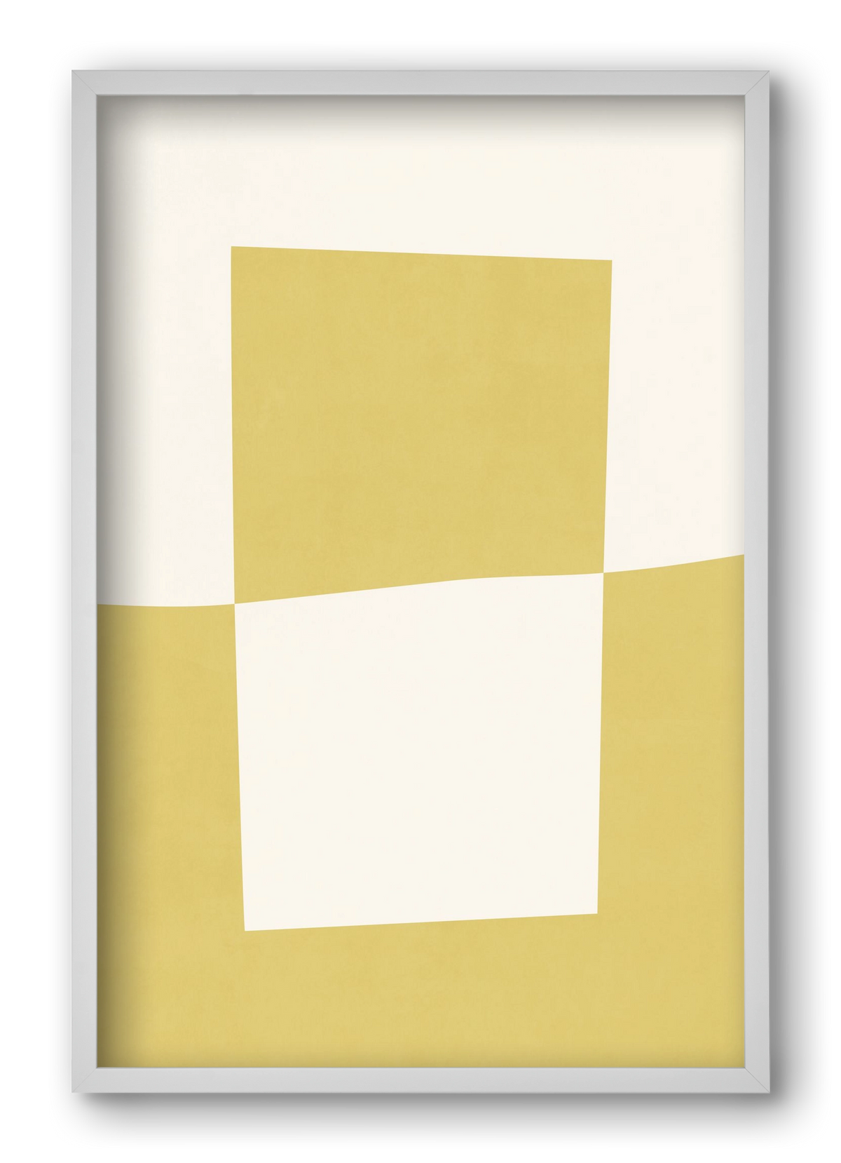 Composition of Geometric Shapes - Yc02, 40x60 cm (40x60 cm), Fehér keret