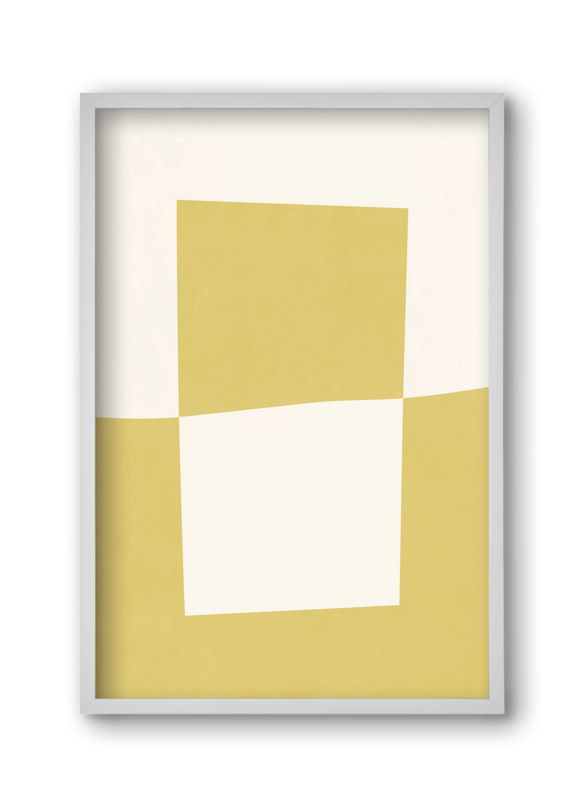 Composition of Geometric Shapes - Yc02, 30x45 cm (30x45 cm), Fehér keret