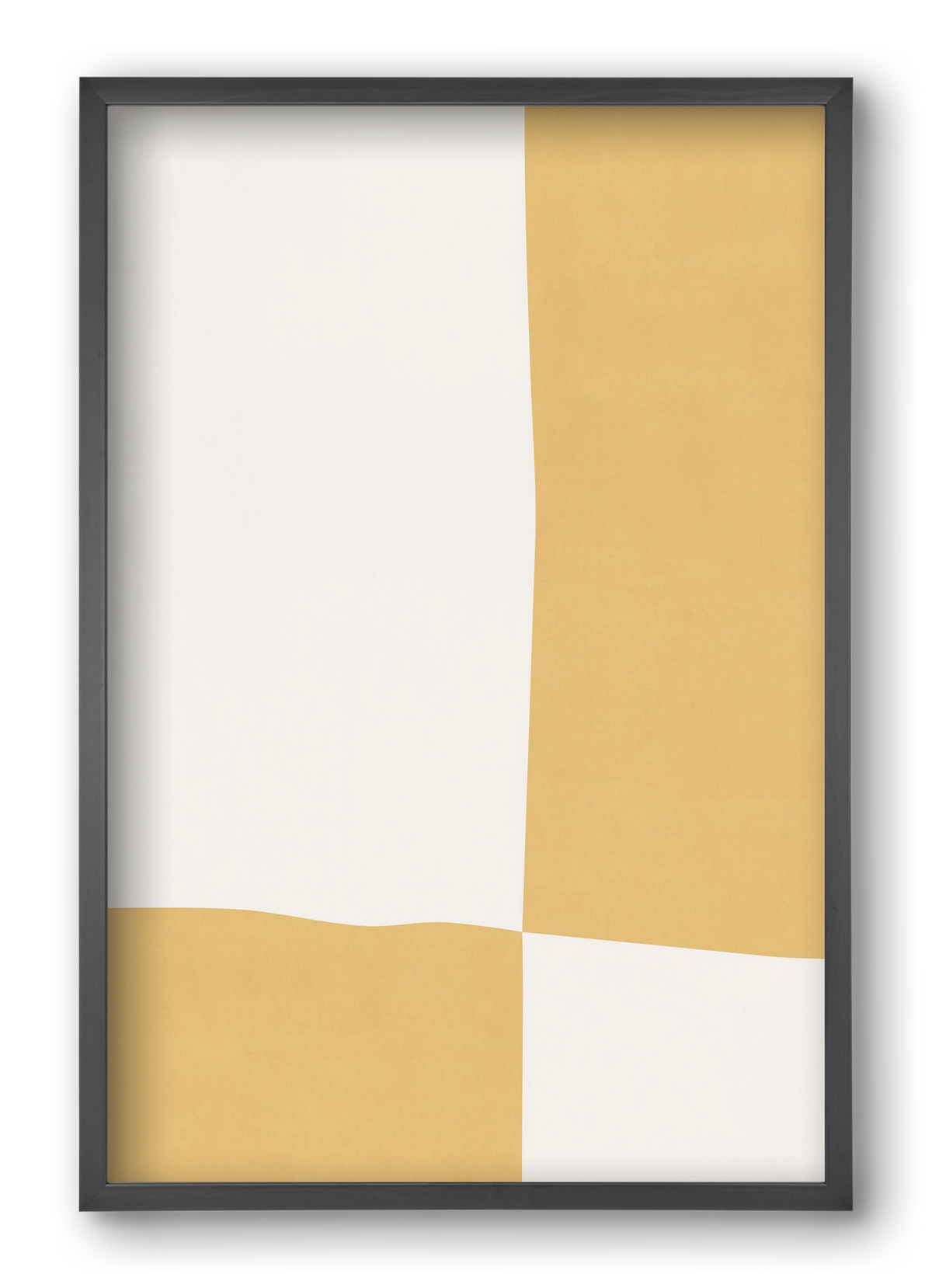 Composition of Geometric Shapes - Yq01, 40x60 cm (40x60 cm), Fekete keret