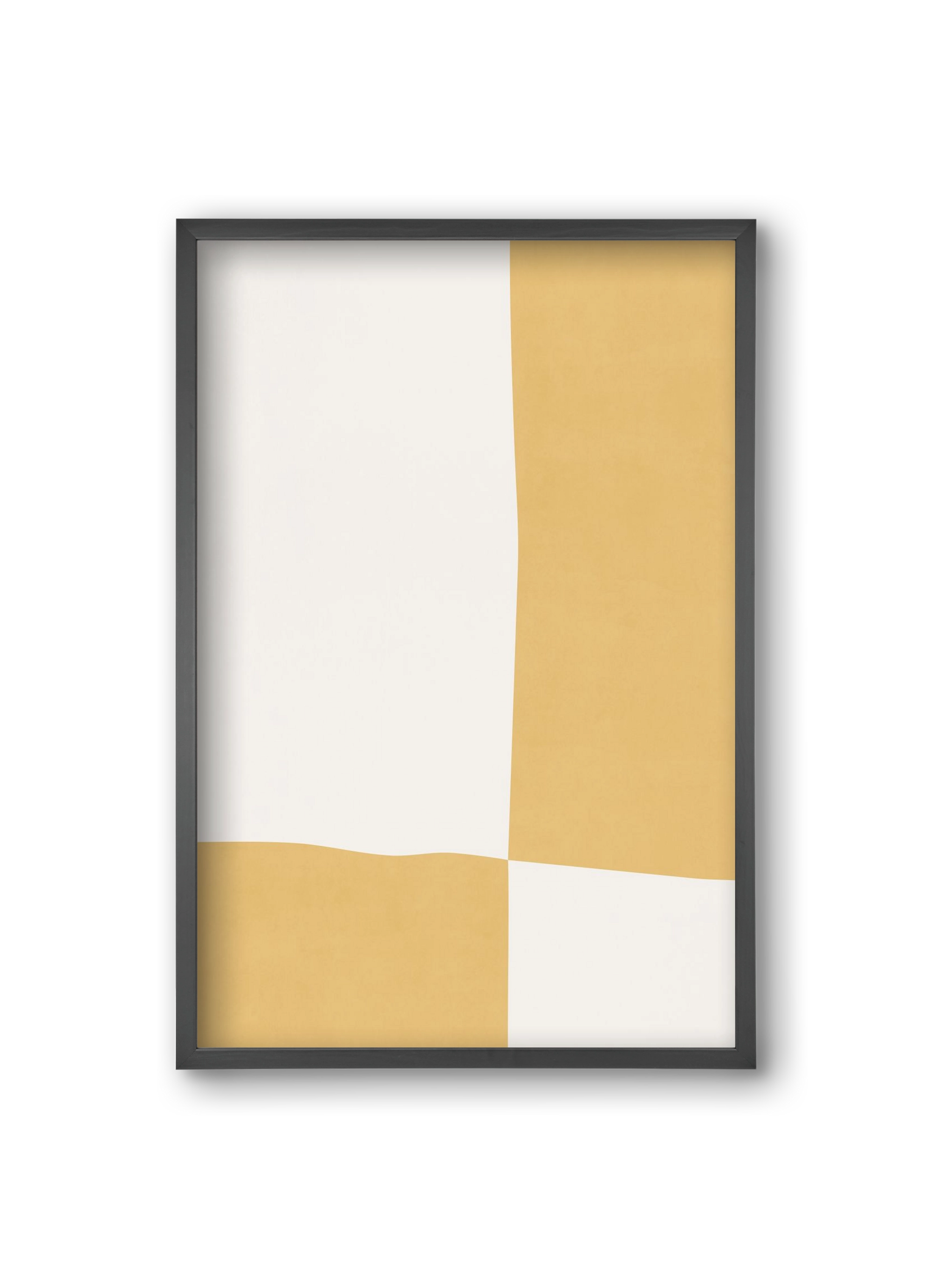 Composition of Geometric Shapes - Yq01, 20x30 cm (20x30 cm), Fekete keret