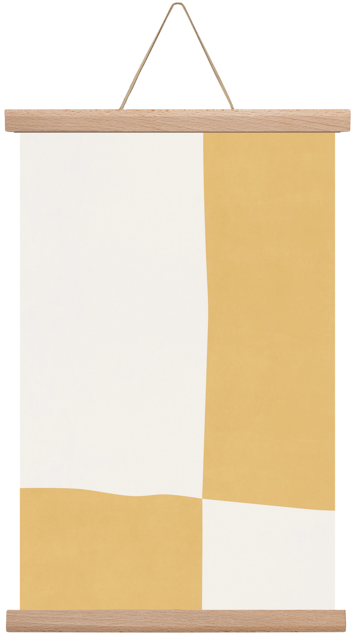 Composition of Geometric Shapes - Yq01, 30x45 cm (30x45 cm), Tölgy akasztó