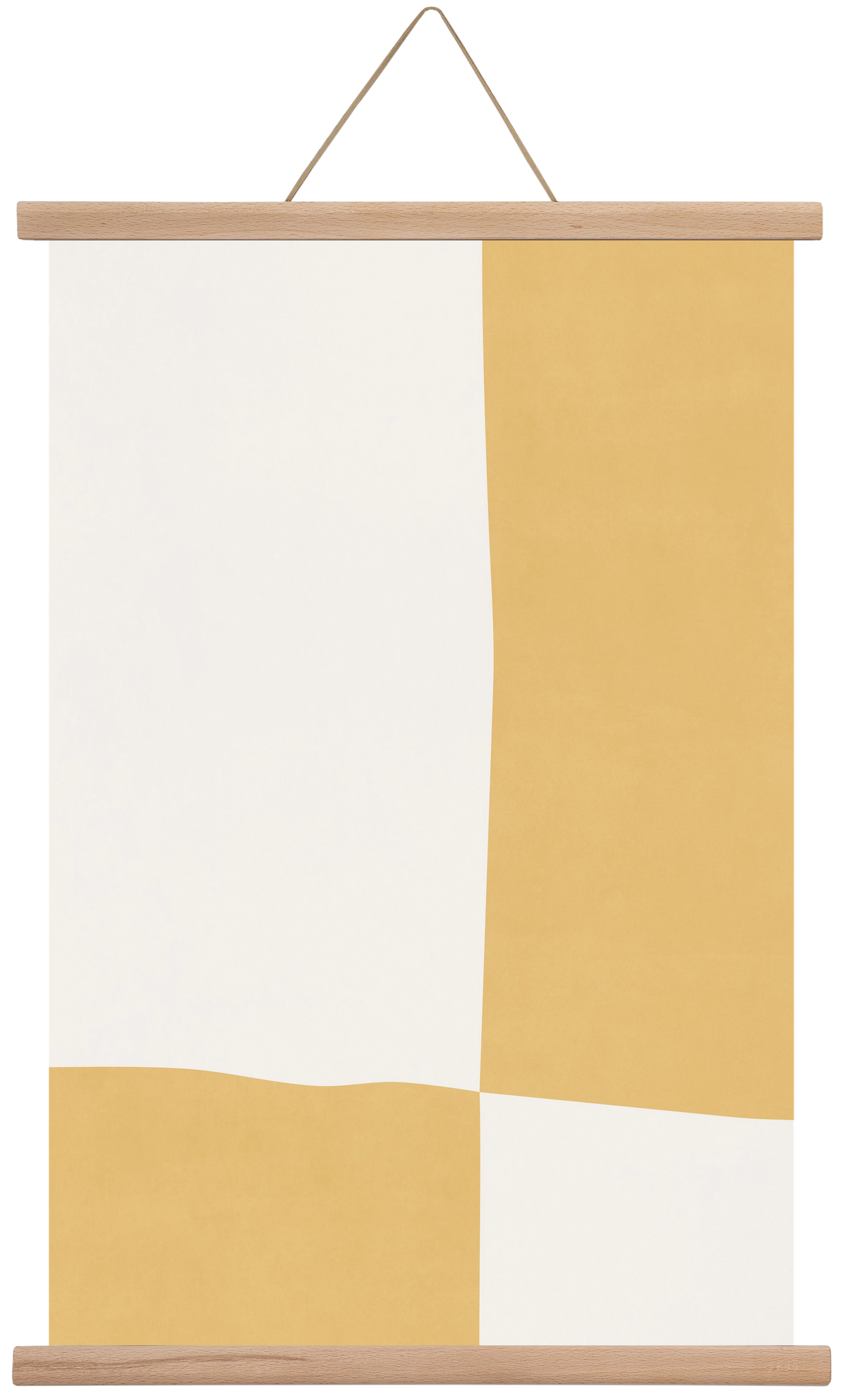 Composition of Geometric Shapes - Yq01, 40x60 cm (40x60 cm), Tölgy akasztó