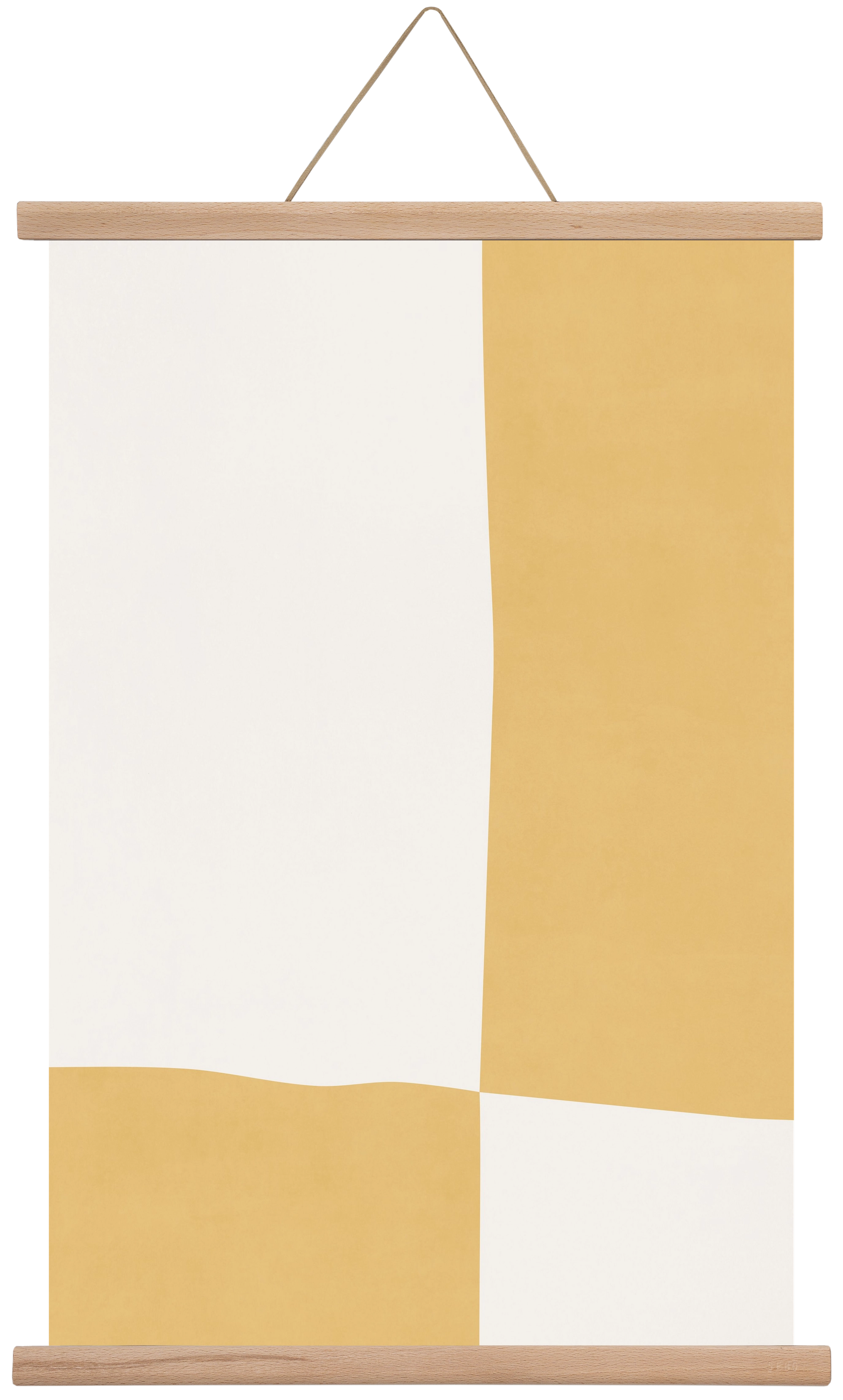 Composition of Geometric Shapes - Yq01, 40x60 cm (40x60 cm), Tölgy akasztó