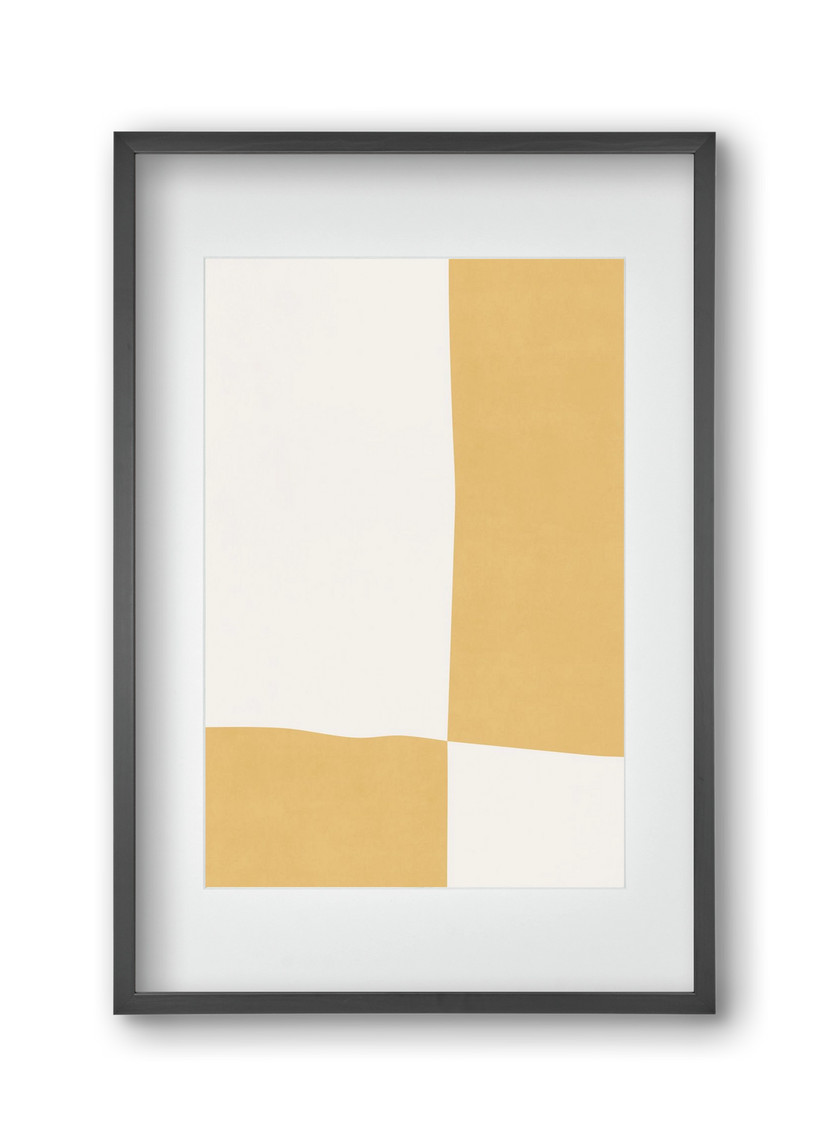 Composition of Geometric Shapes - Yq01, 30x45 cm (20x30 cm), Fekete keret, paszpartuval