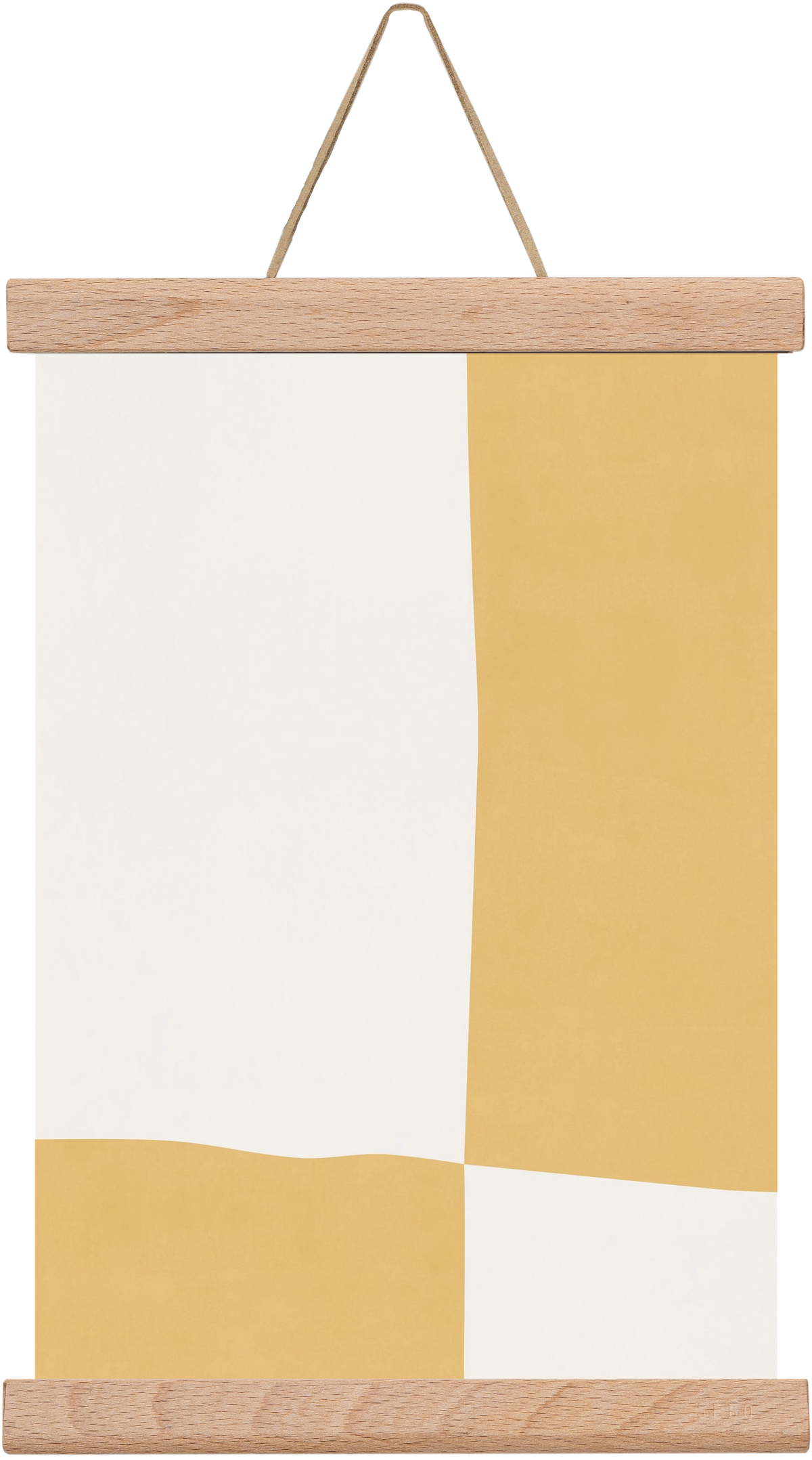 Composition of Geometric Shapes - Yq01, 20x30 cm (20x30 cm), Tölgy akasztó