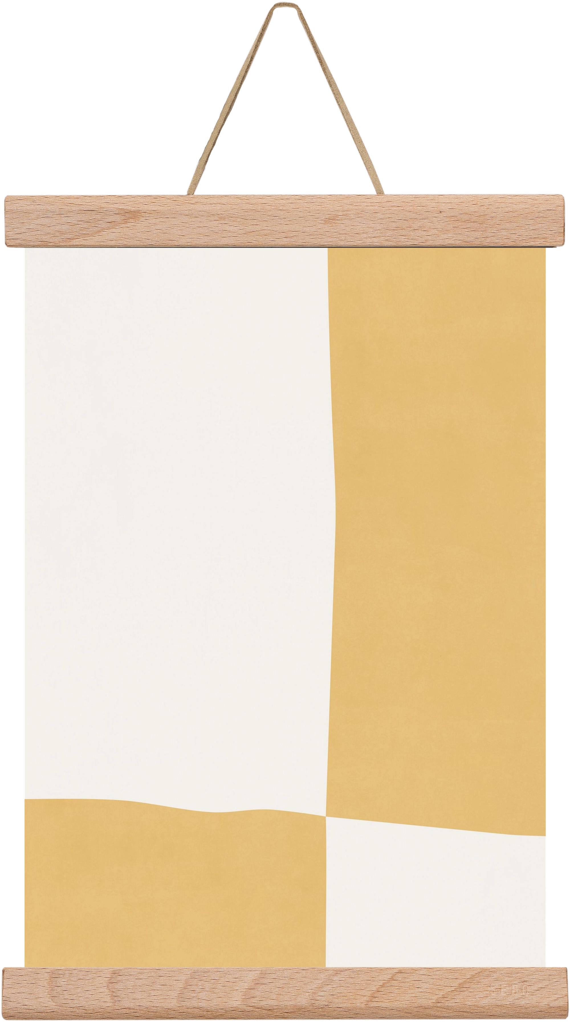 Composition of Geometric Shapes - Yq01, 20x30 cm (20x30 cm), Tölgy akasztó