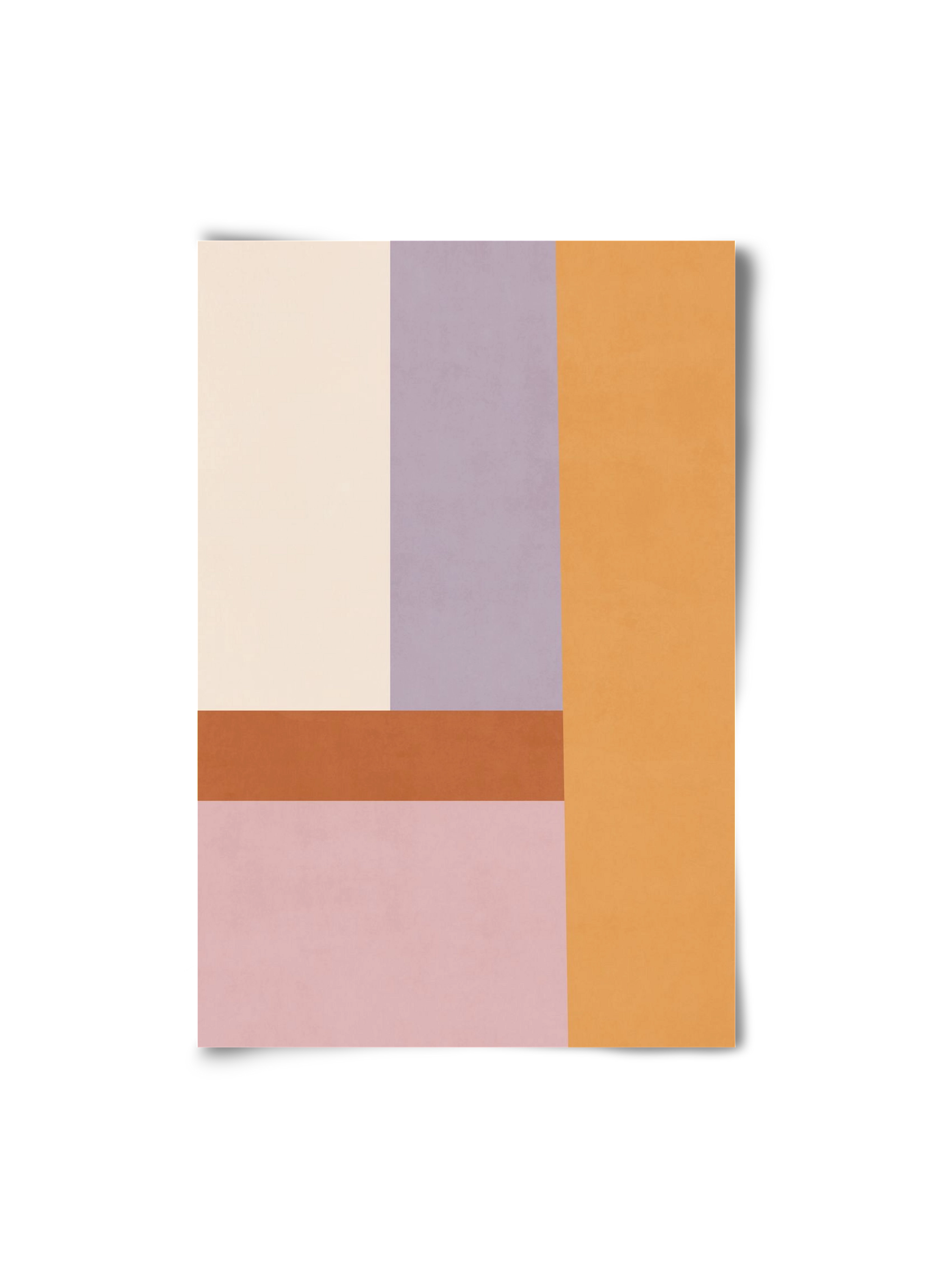 Composition of Geometric Shapes - Tfq02, 20x30 cm, Keret nélkül