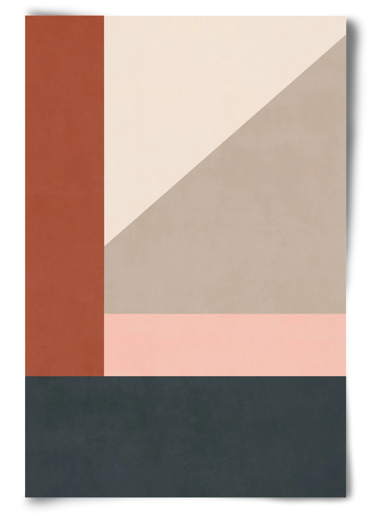 Composition of Geometric Shapes - Tff01, 60x90 cm, Keret nélkül