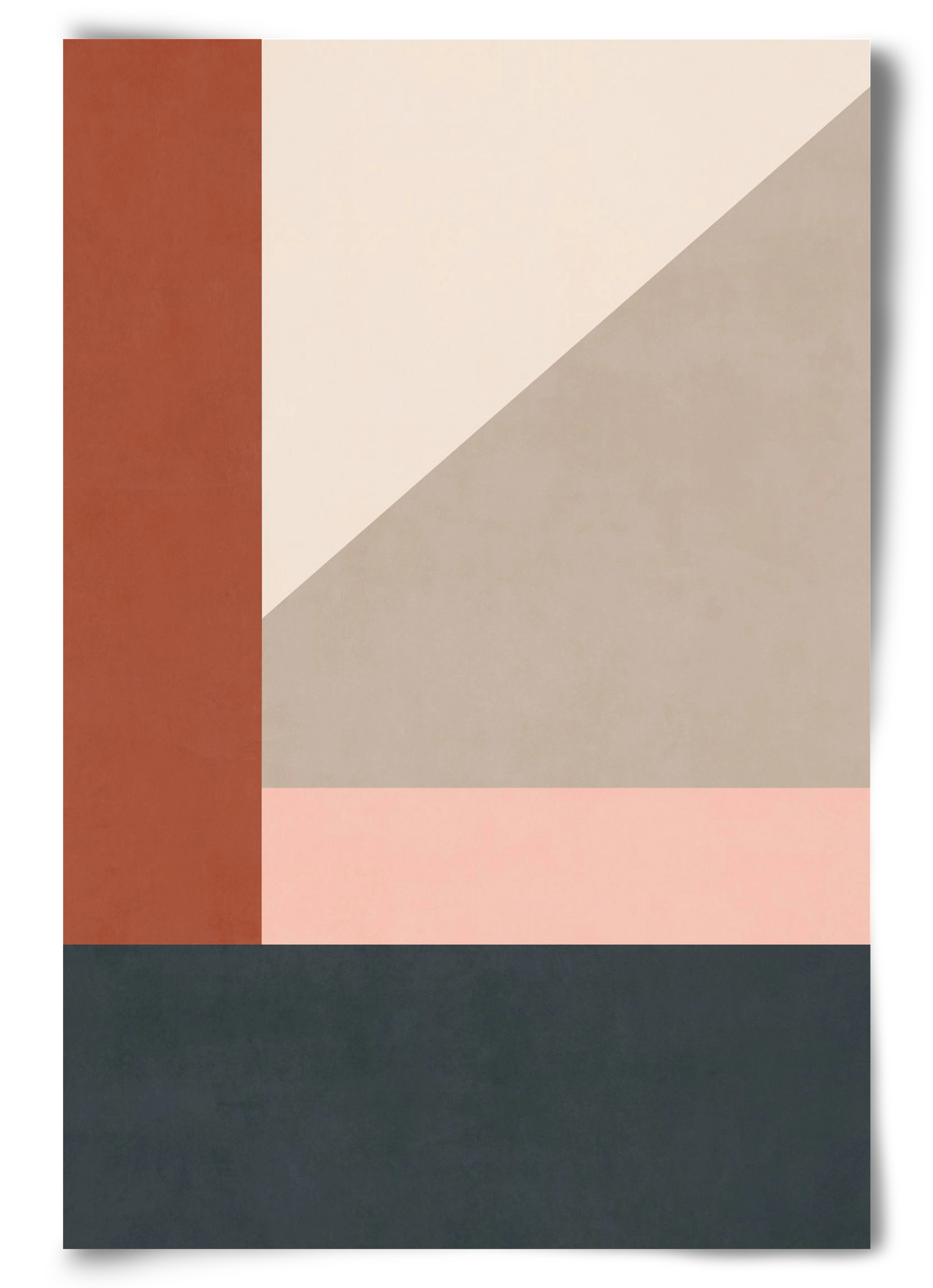 Composition of Geometric Shapes - Tff01, 60x90 cm, Keret nélkül