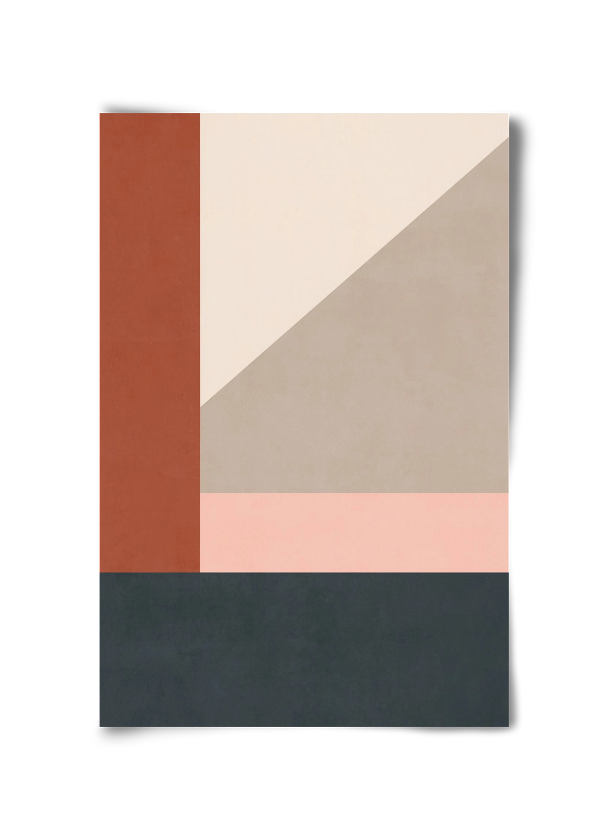 Composition of Geometric Shapes - Tff01, 30x45 cm, Keret nélkül