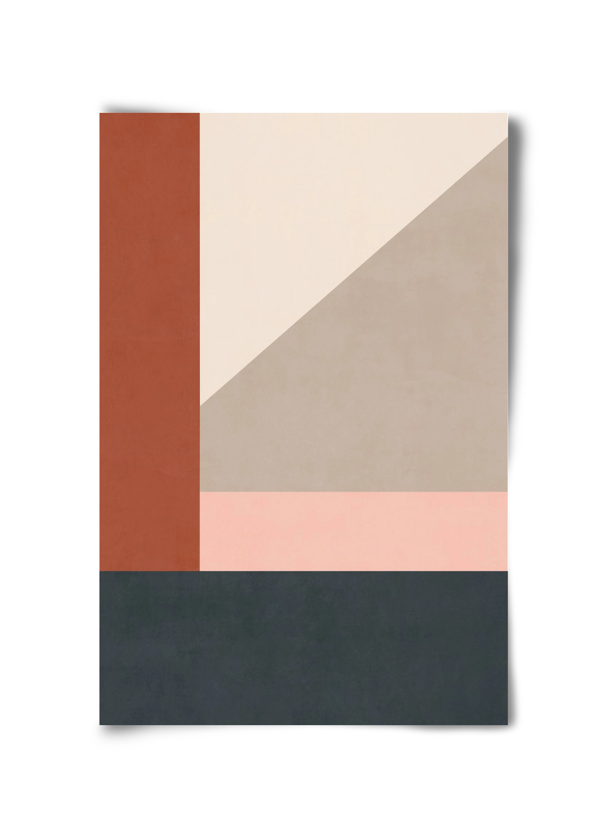 Composition of Geometric Shapes - Tff01, 30x45 cm, Keret nélkül