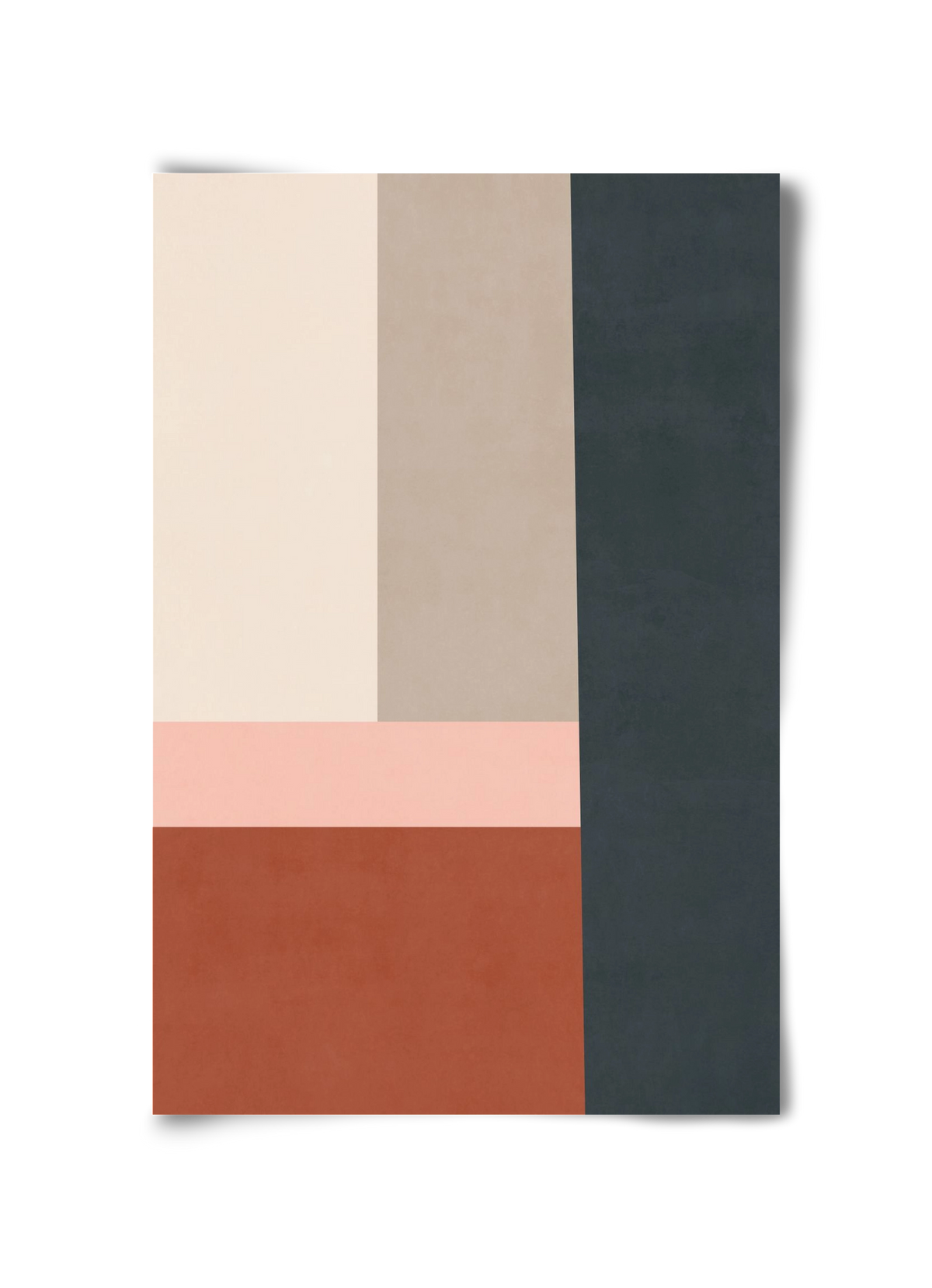 Composition of Geometric Shapes - Tff02, 30x45 cm, Keret nélkül