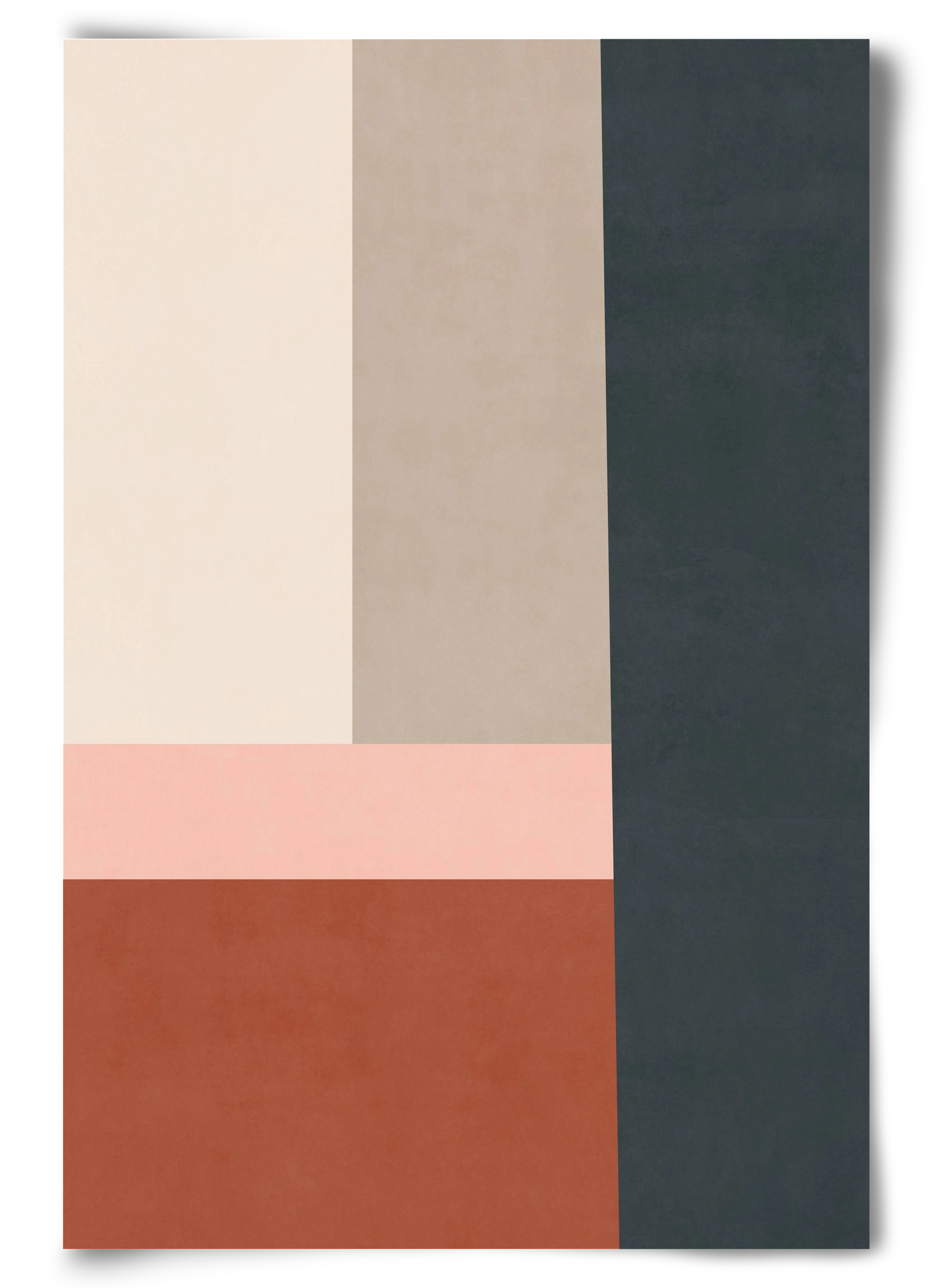 Composition of Geometric Shapes - Tff02, 60x90 cm, Keret nélkül