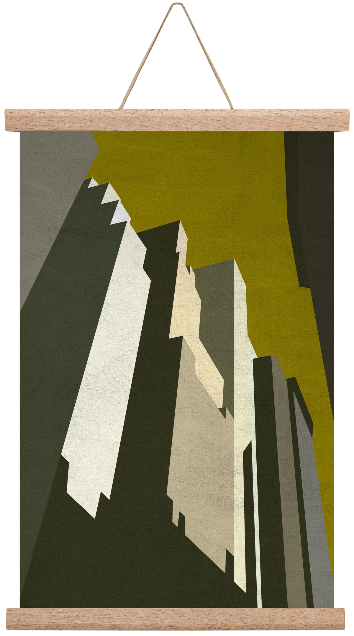 NY, 30x45 cm (30x45 cm), Tölgy akasztó