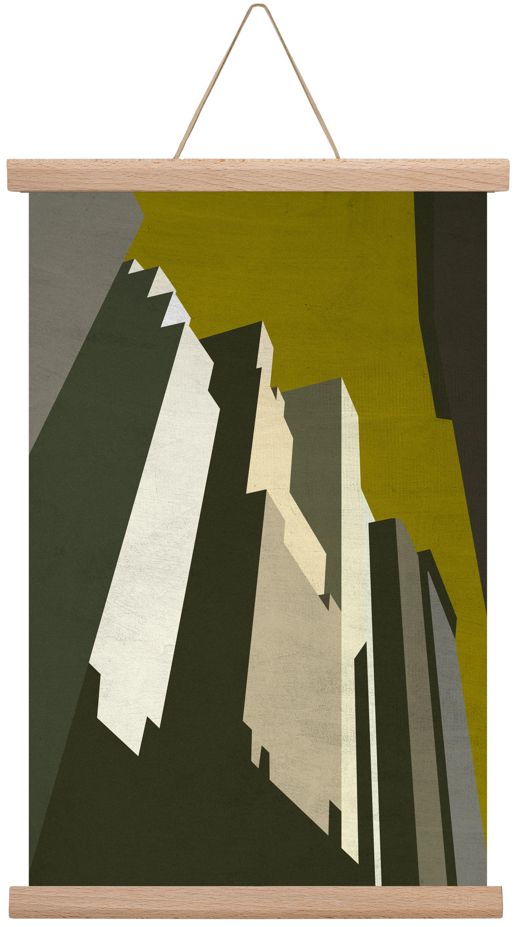 NY, 30x45 cm (30x45 cm), Tölgy akasztó