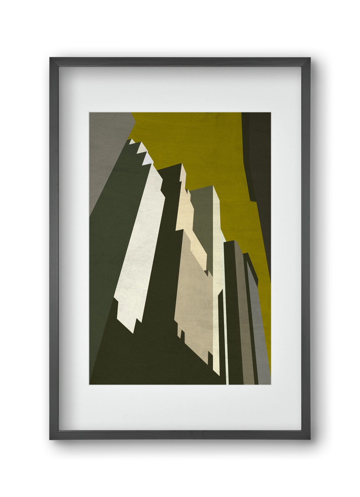 NY, 30x45 cm (20x30 cm), Fekete keret, paszpartuval