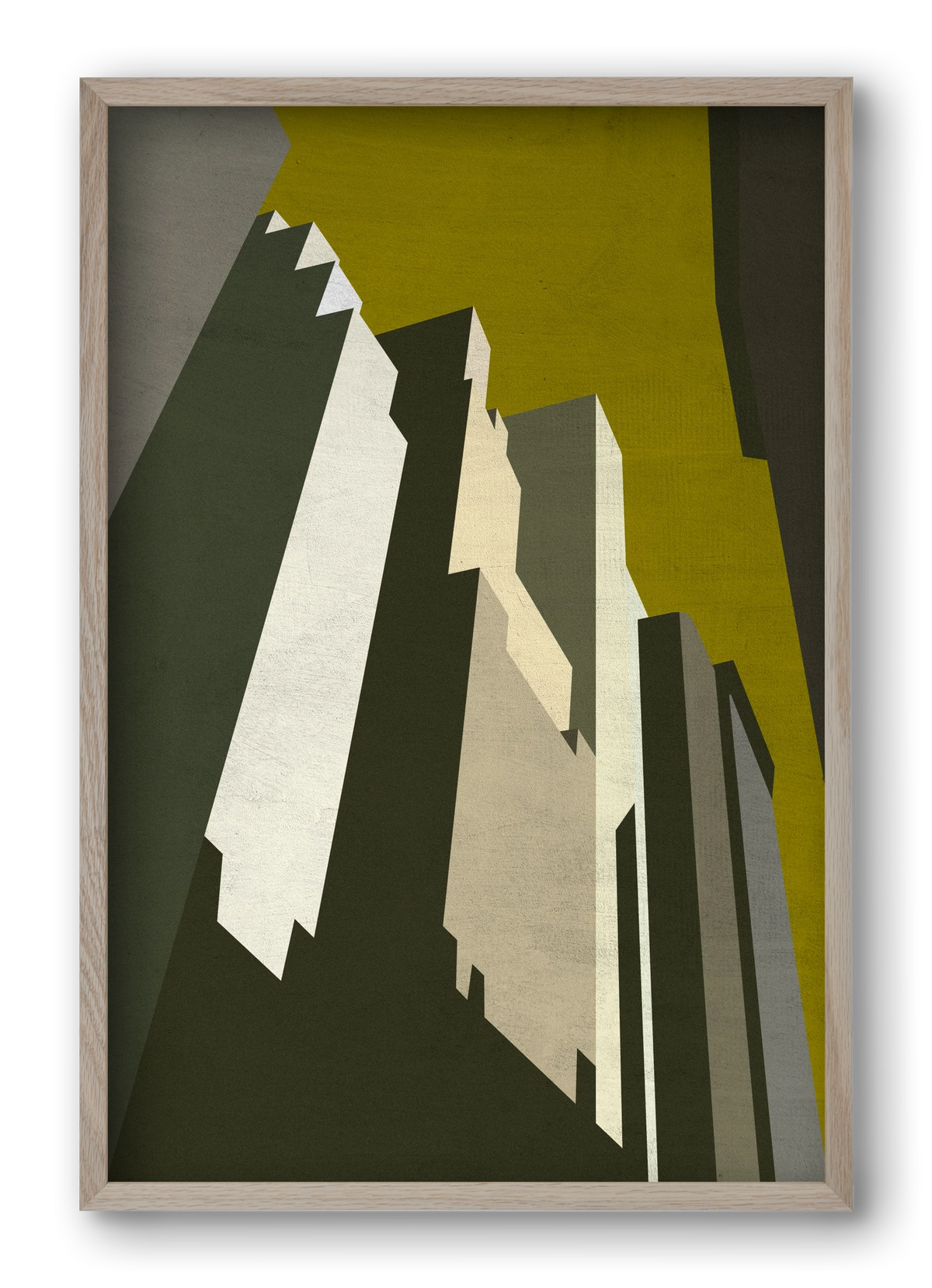 NY, 40x60 cm (40x60 cm), Tölgy keret