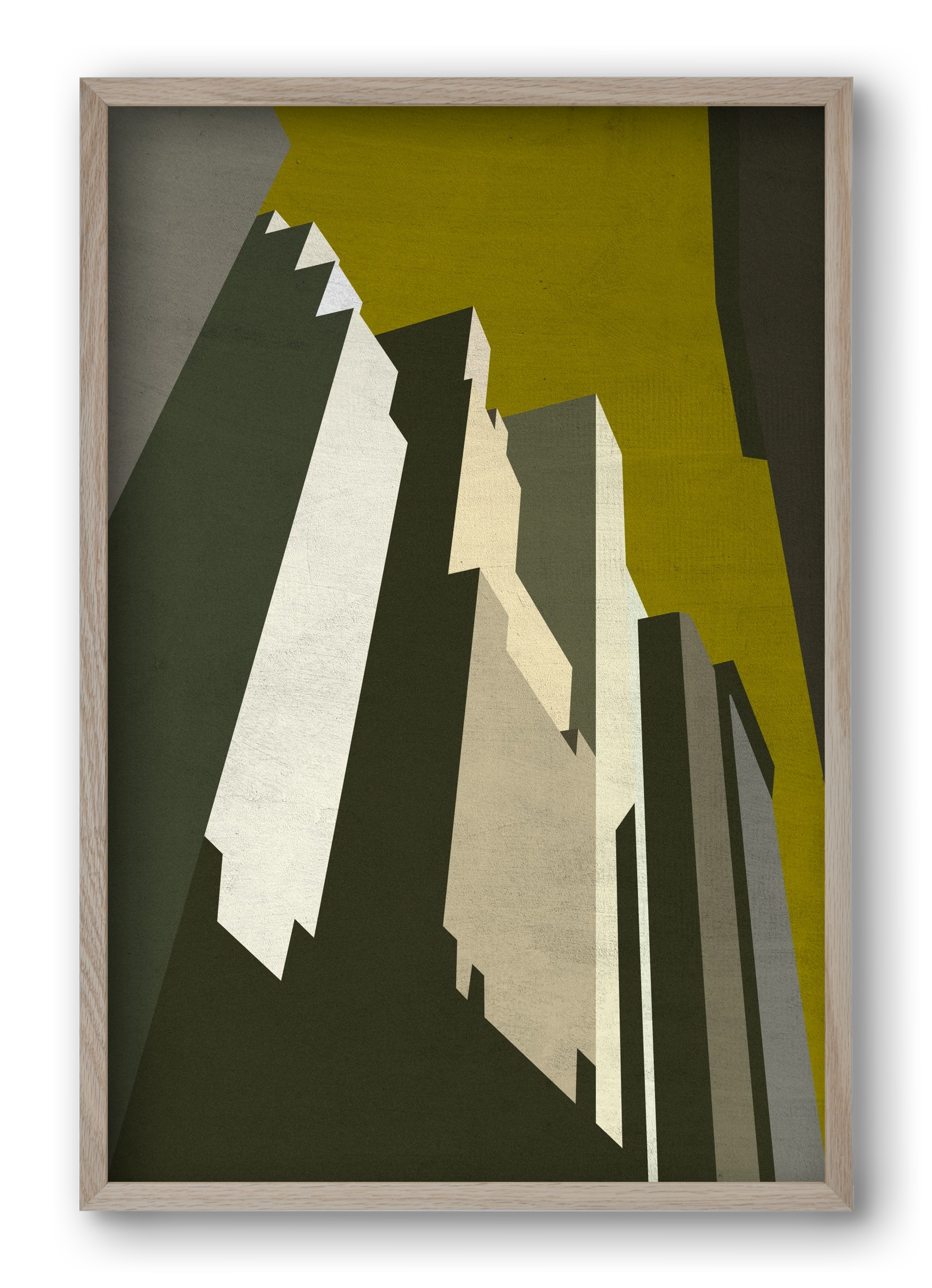 NY, 40x60 cm (40x60 cm), Tölgy keret