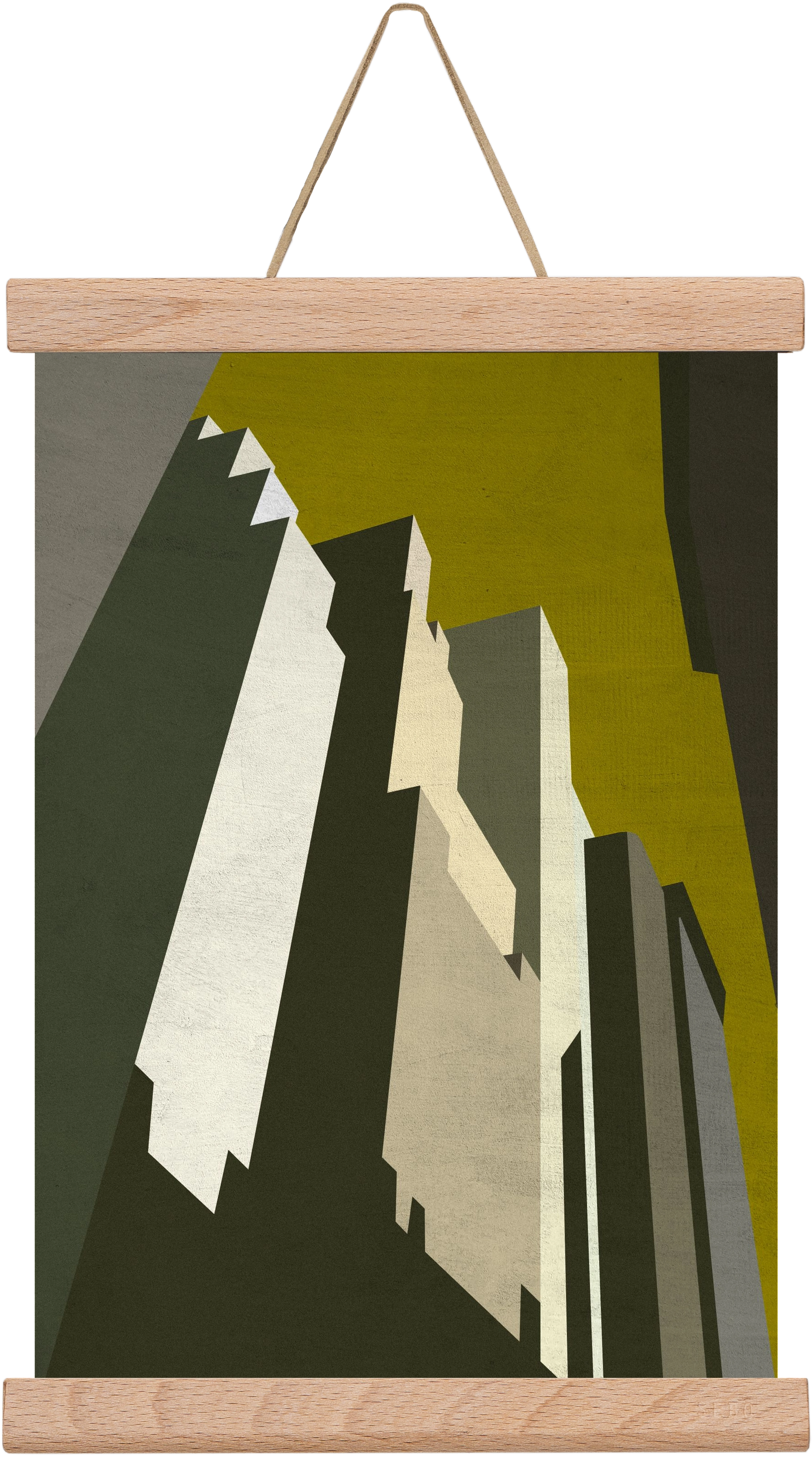 NY, 20x30 cm (20x30 cm), Tölgy akasztó