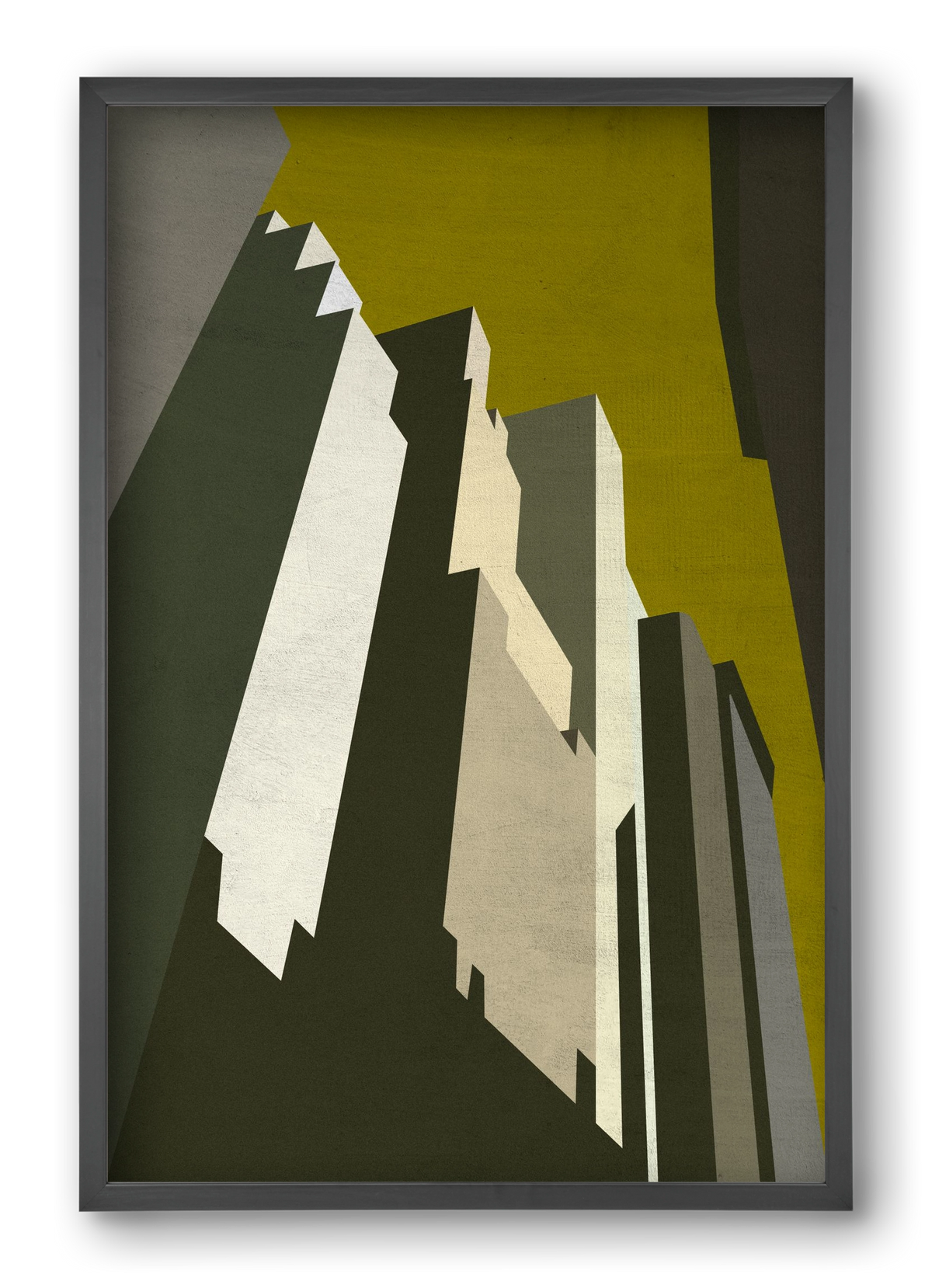 NY, 40x60 cm (40x60 cm), Fekete keret