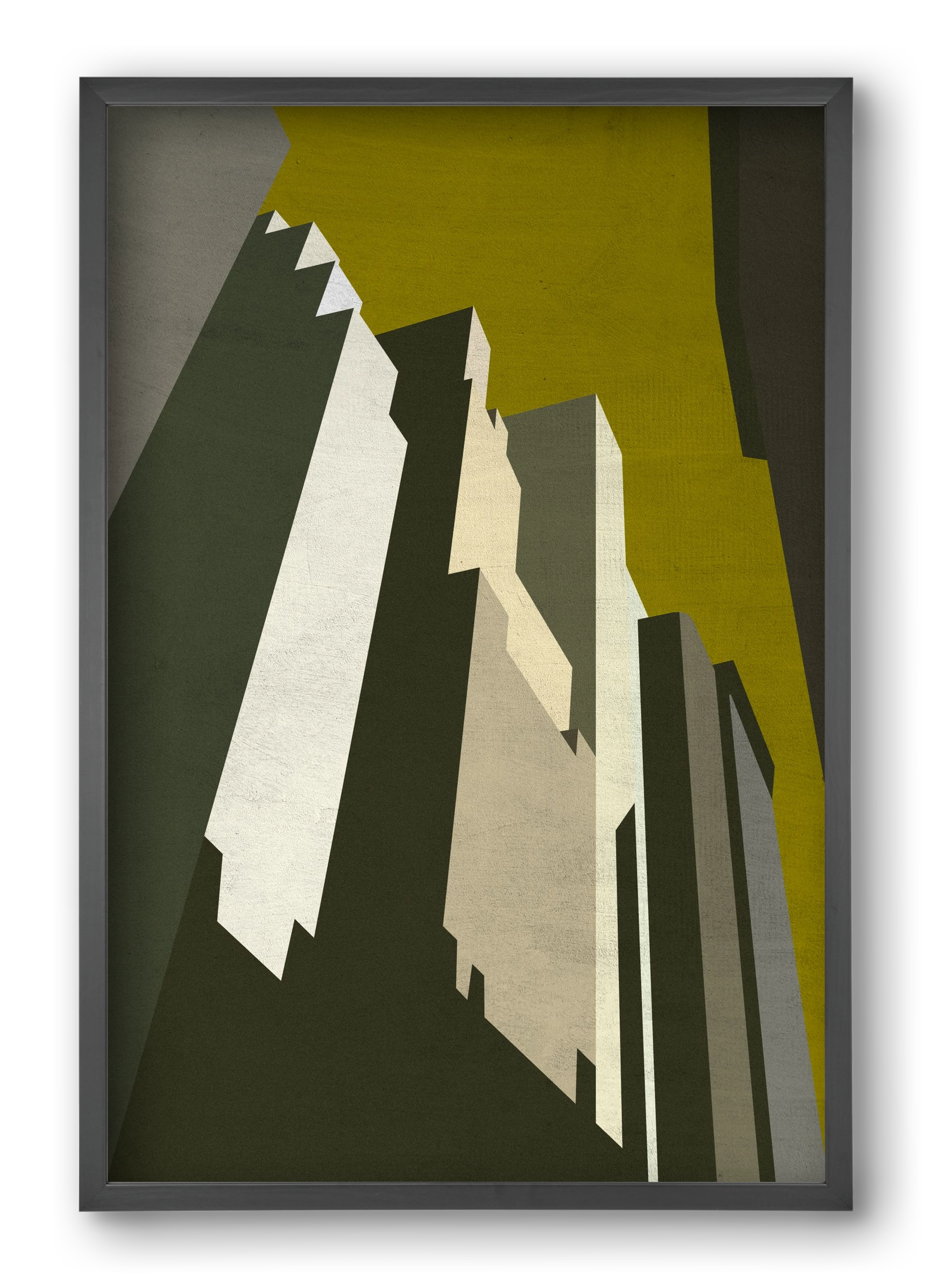 NY, 40x60 cm (40x60 cm), Fekete keret