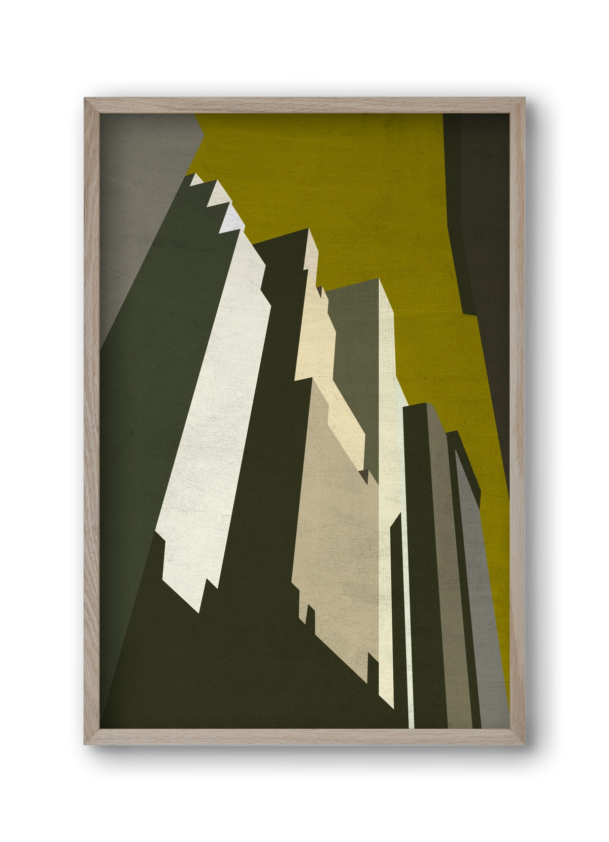 NY, 30x45 cm (30x45 cm), Tölgy keret