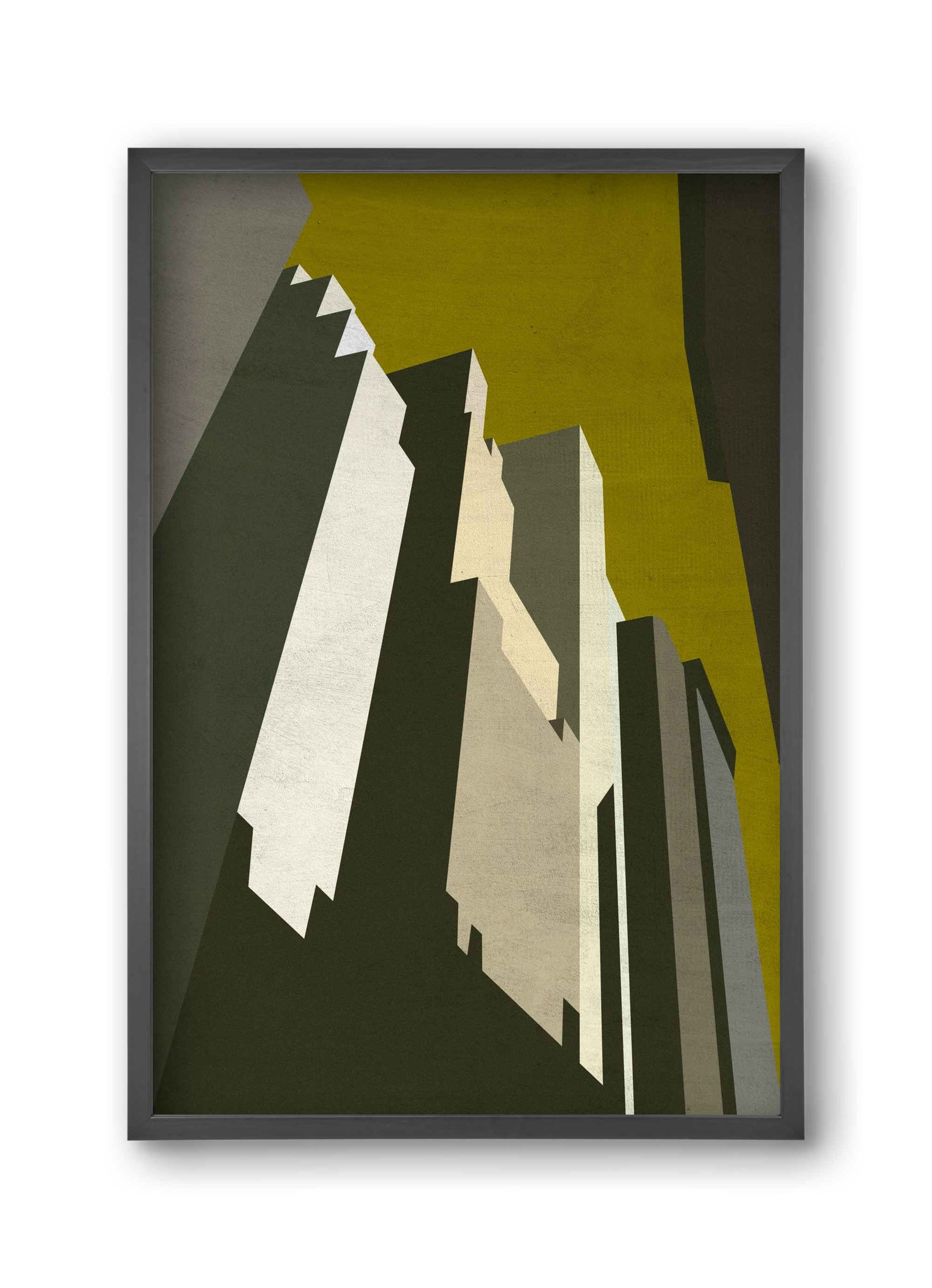 NY, 30x45 cm (30x45 cm), Fekete keret