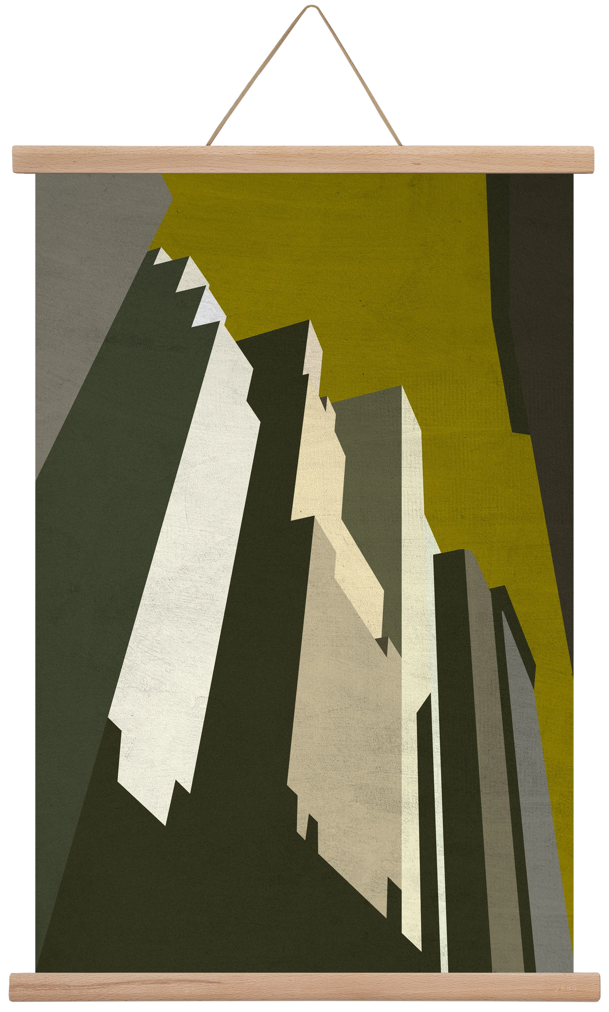 NY, 40x60 cm (40x60 cm), Tölgy akasztó