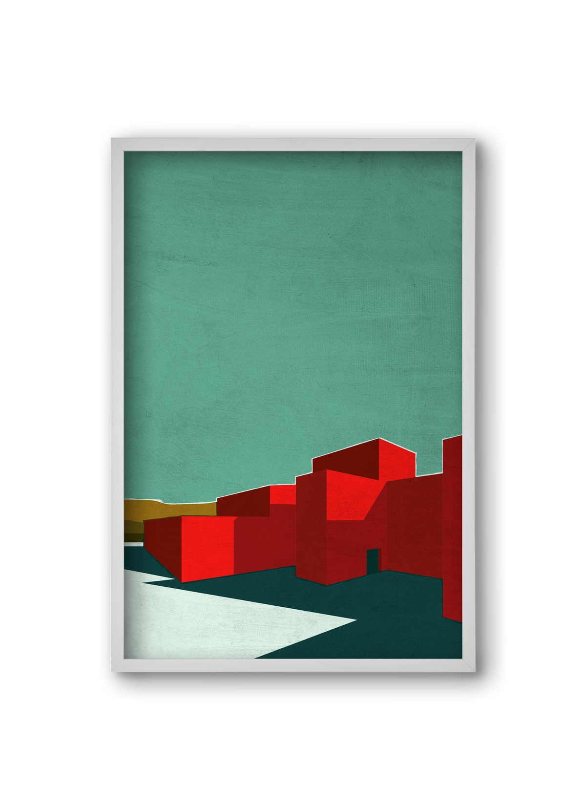 RED, 20x30 cm (20x30 cm), Fehér keret