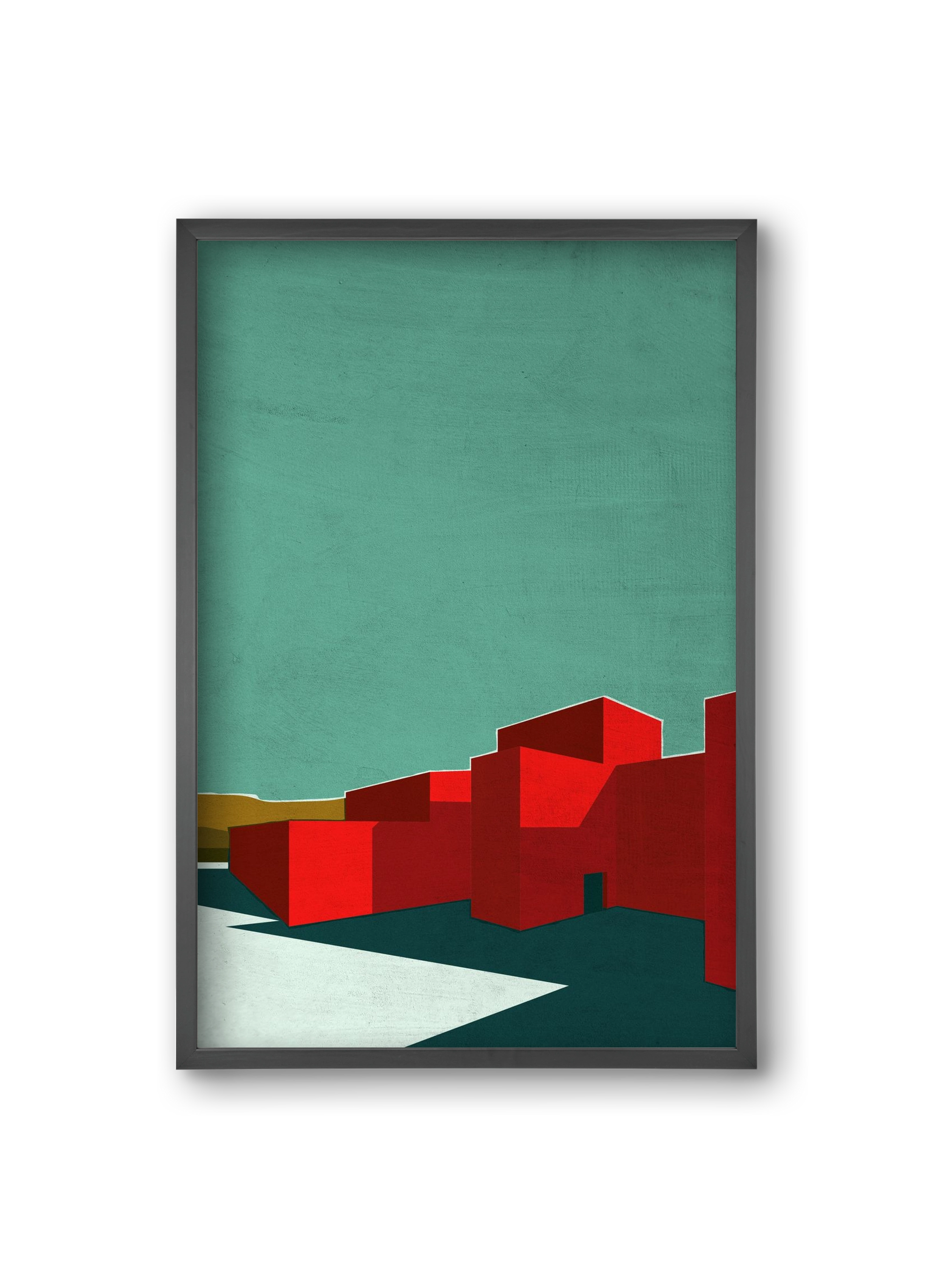 RED, 20x30 cm (20x30 cm), Fekete keret