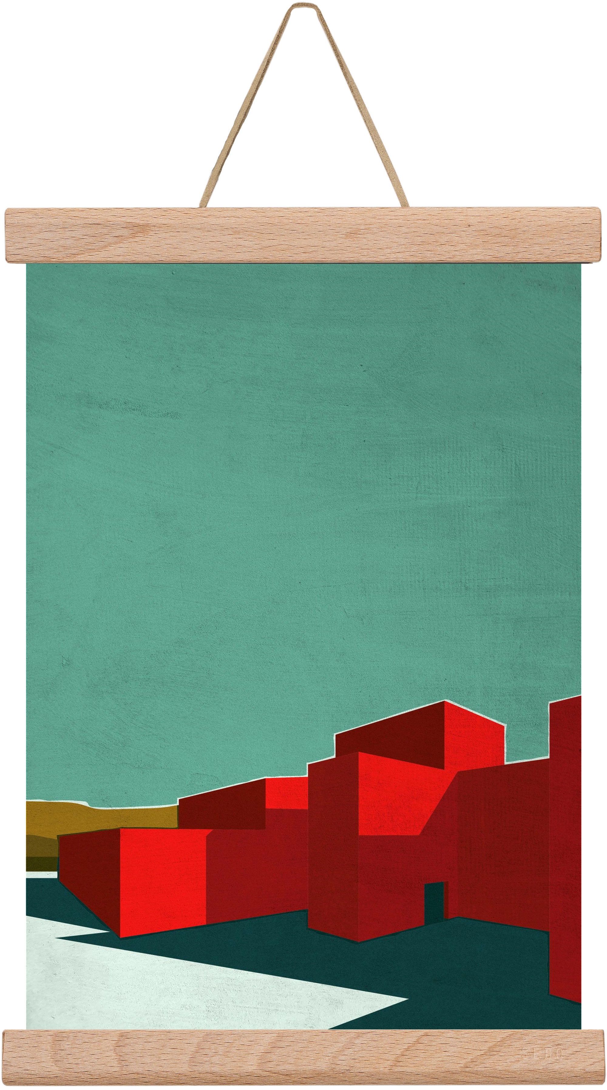 RED, 20x30 cm (20x30 cm), Tölgy akasztó