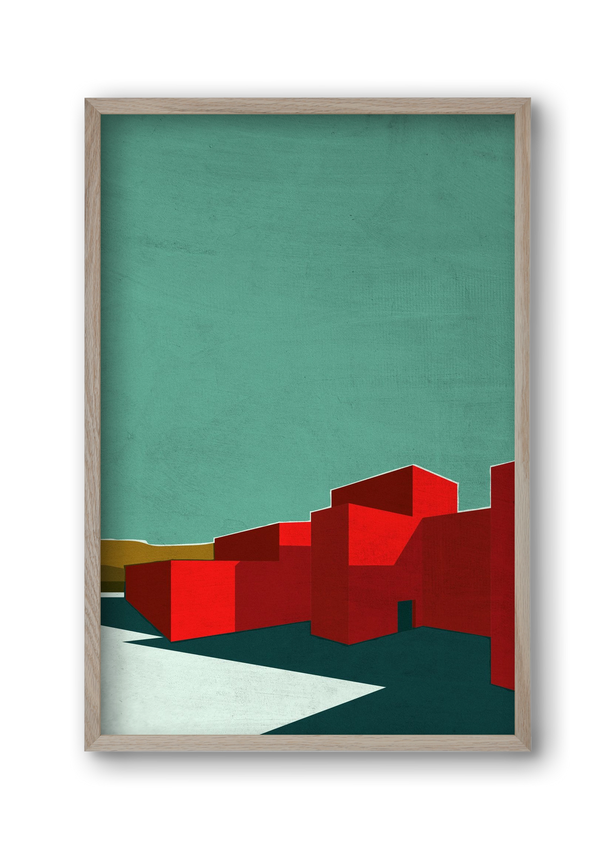 RED, 30x45 cm (30x45 cm), Tölgy keret