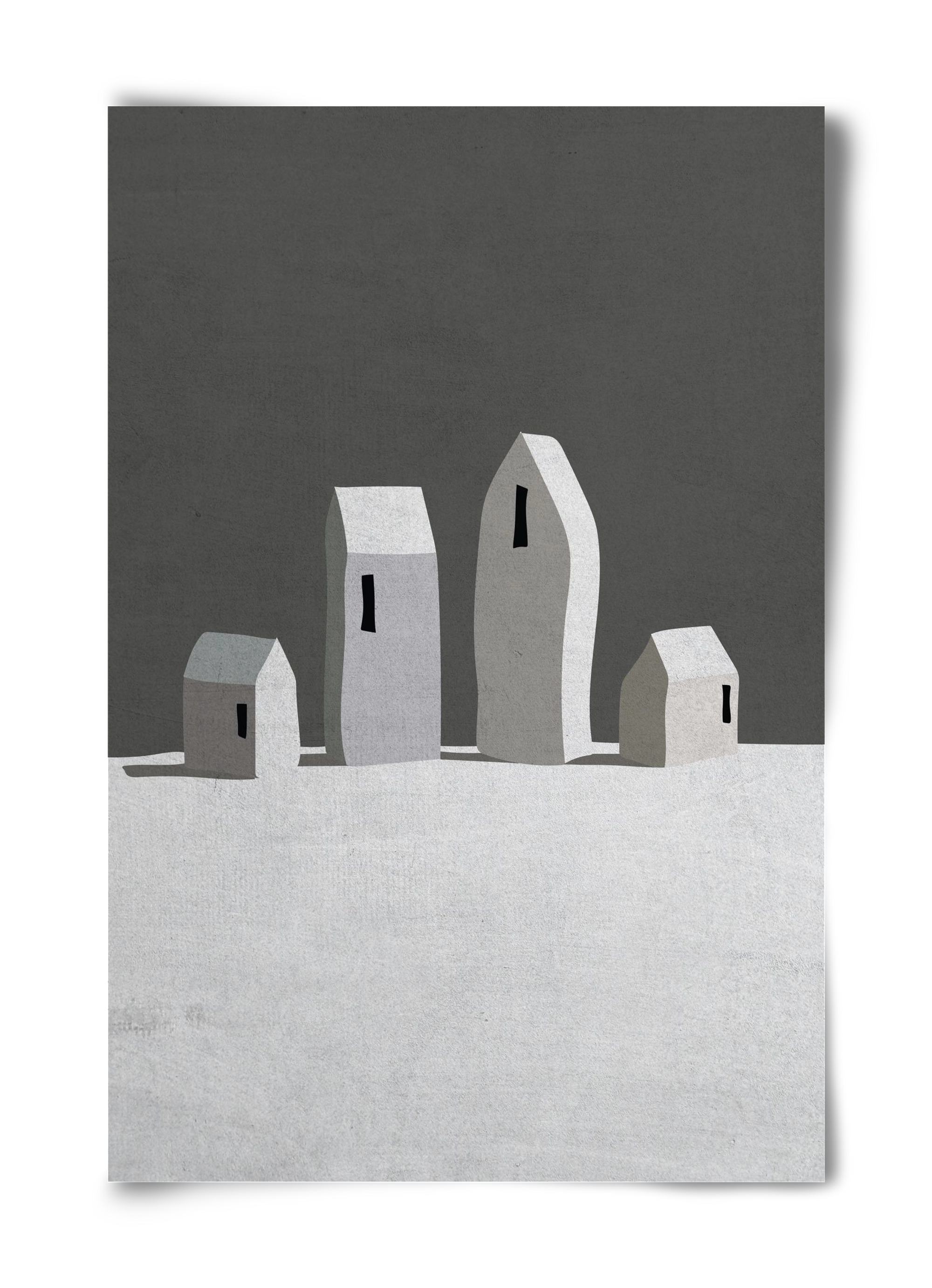 Tél, 40x60 cm, Keret nélkül