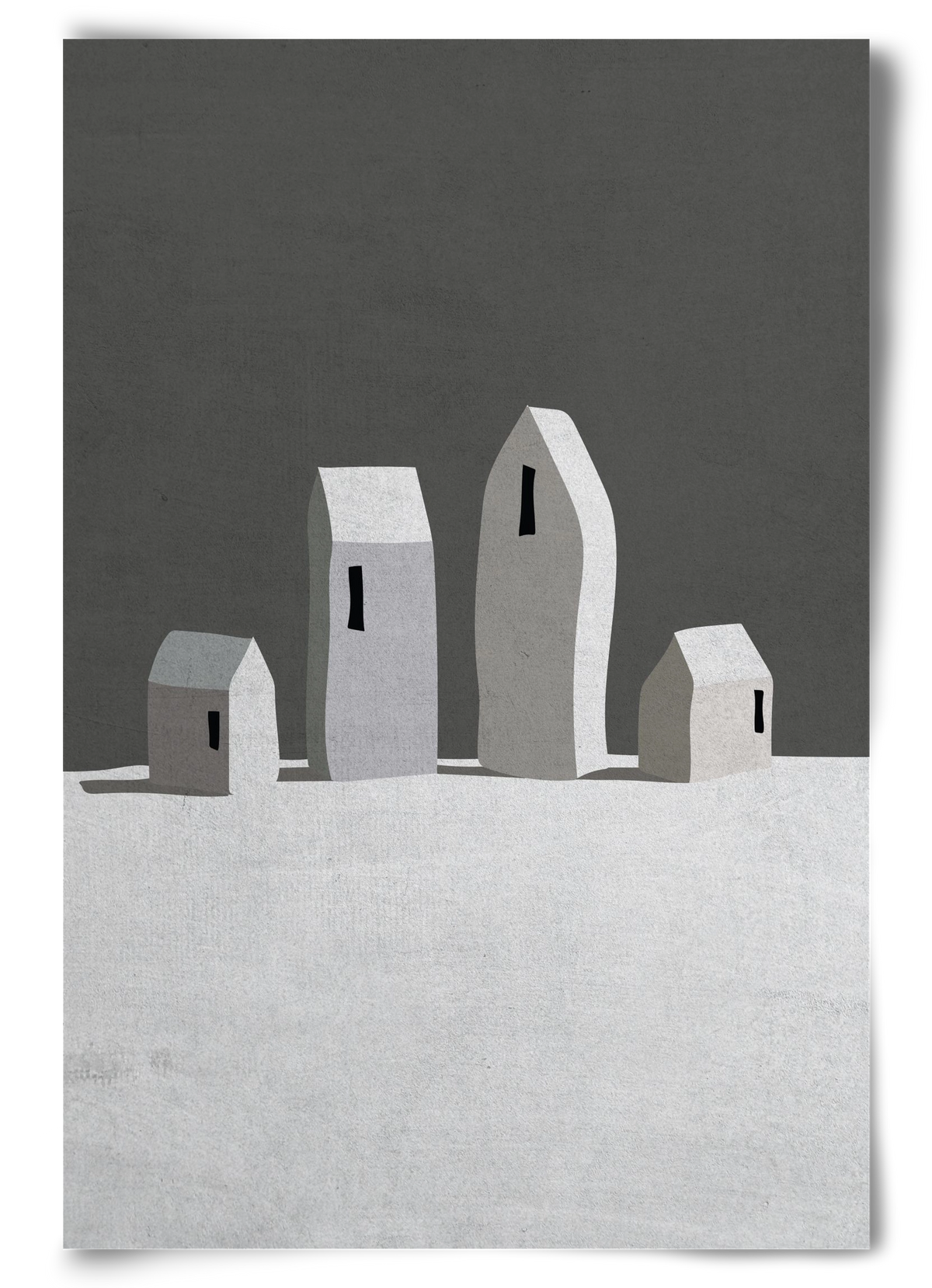 Tél, 60x90 cm, Keret nélkül