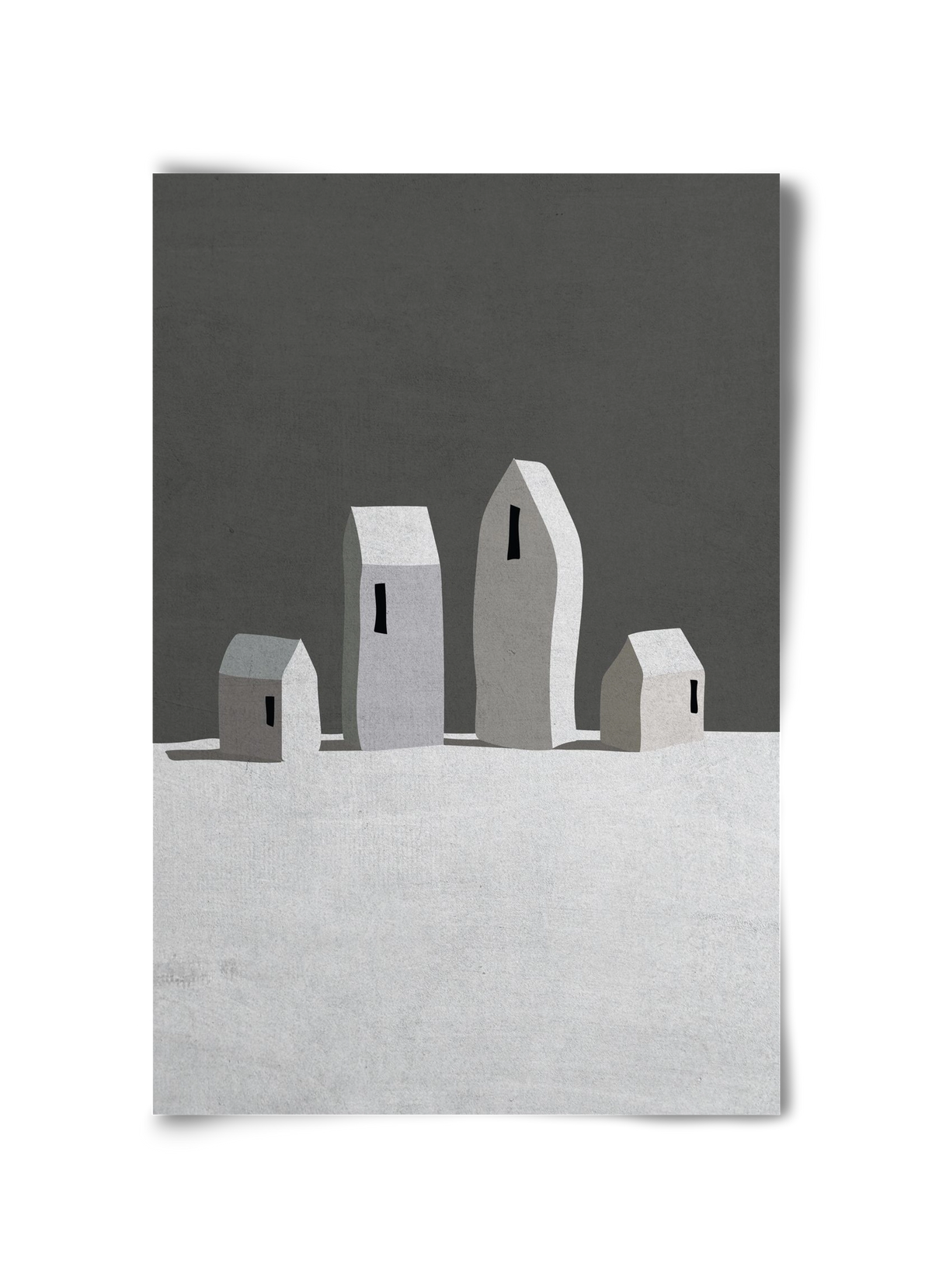 Tél, 30x45 cm, Keret nélkül