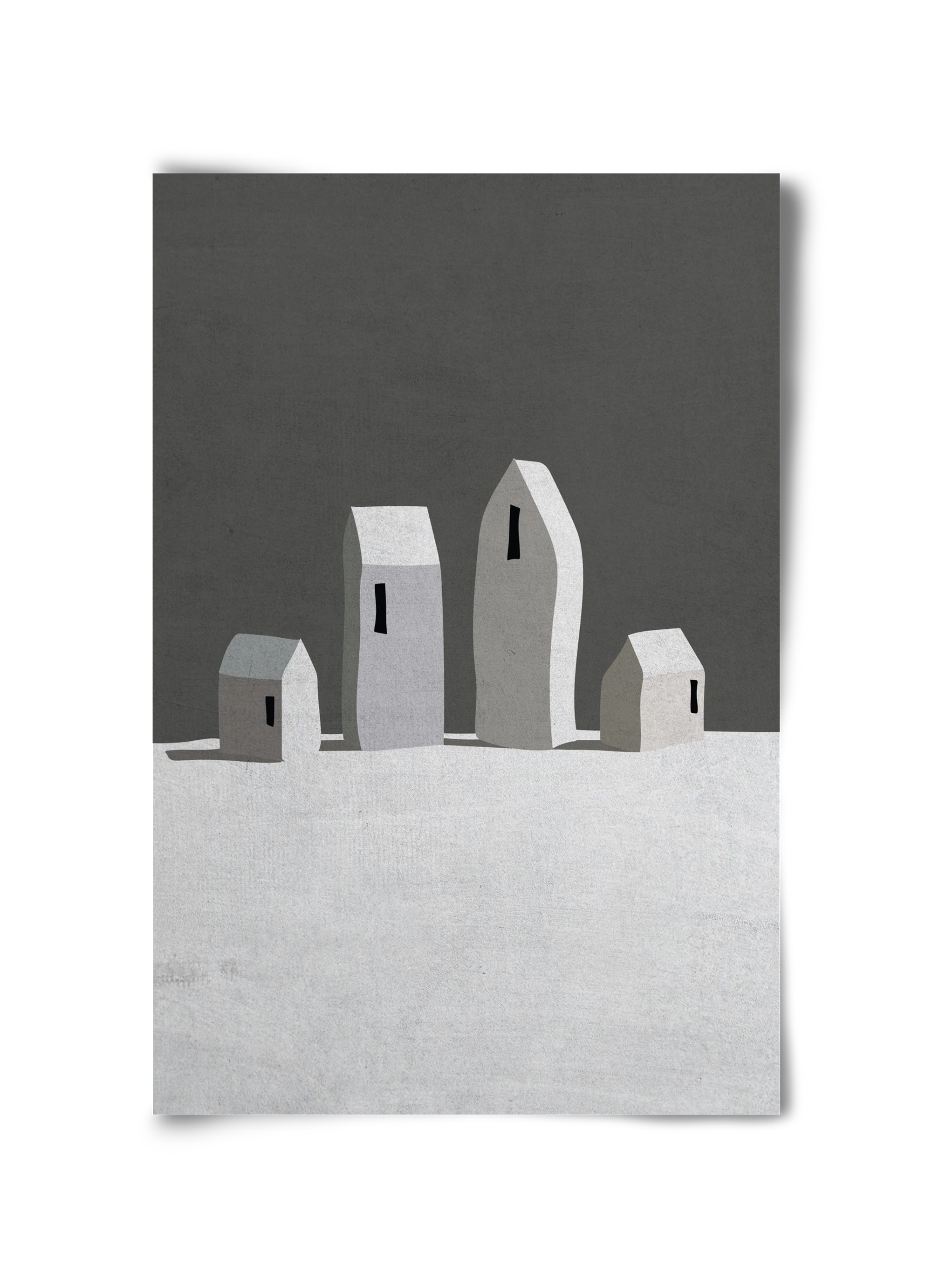 Tél, 30x45 cm, Keret nélkül