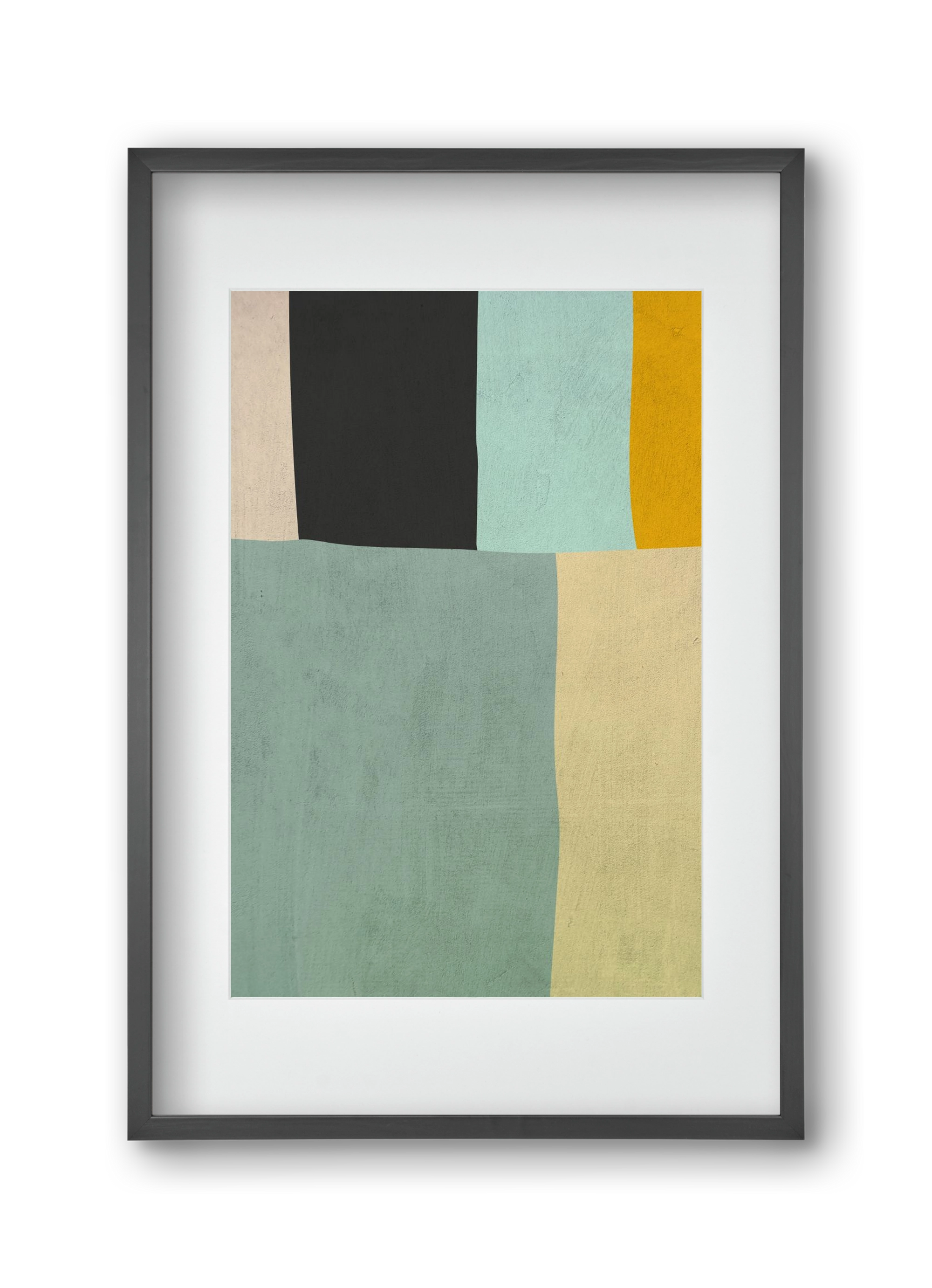 Window, 30x45 cm (20x30 cm), Fekete keret, paszpartuval