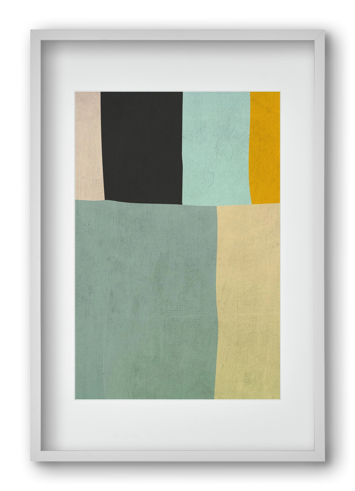 Window, 40x60 cm (30x45 cm), Fehér keret, paszpartuval