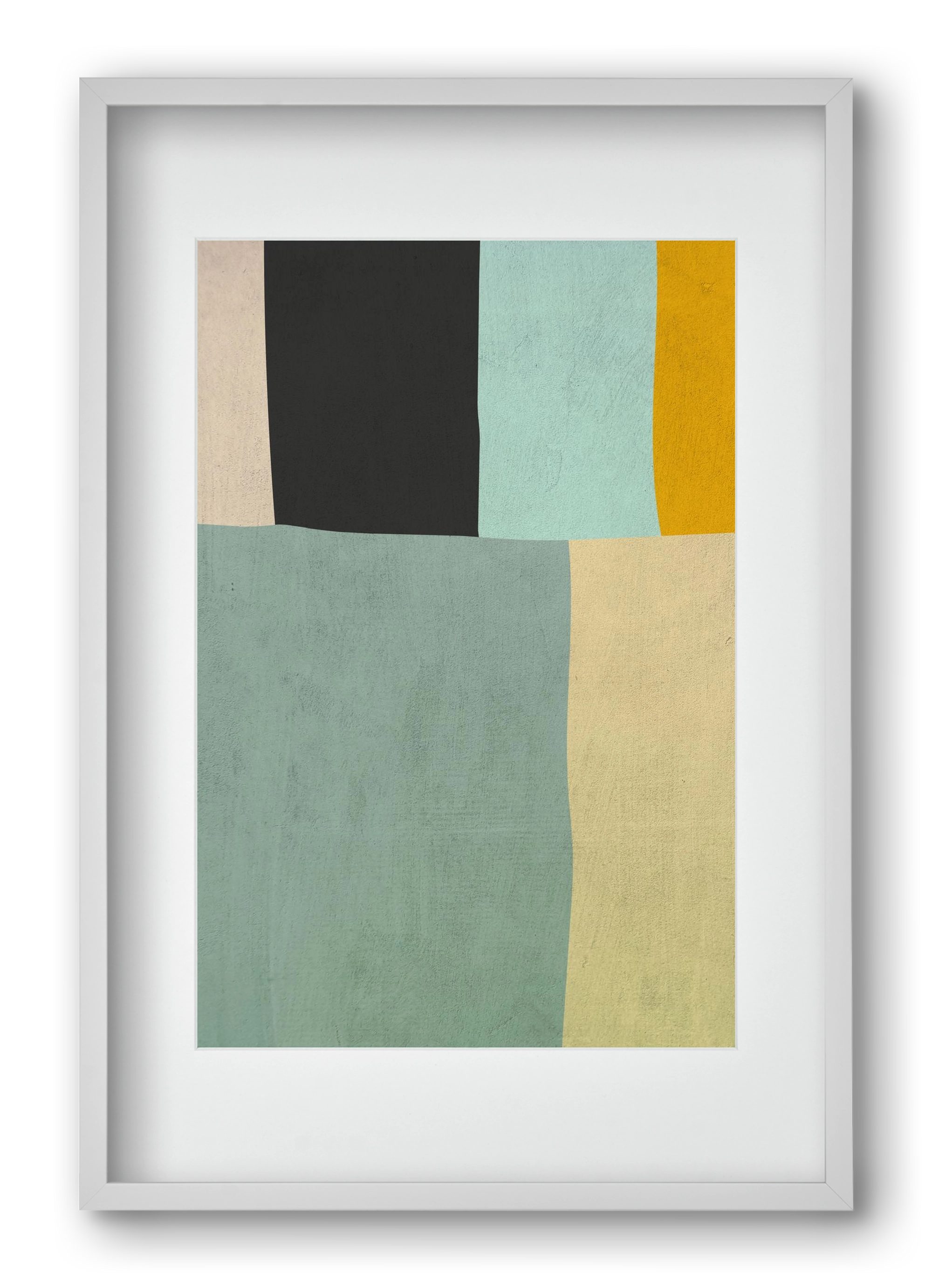 Window, 40x60 cm (30x45 cm), Fehér keret, paszpartuval