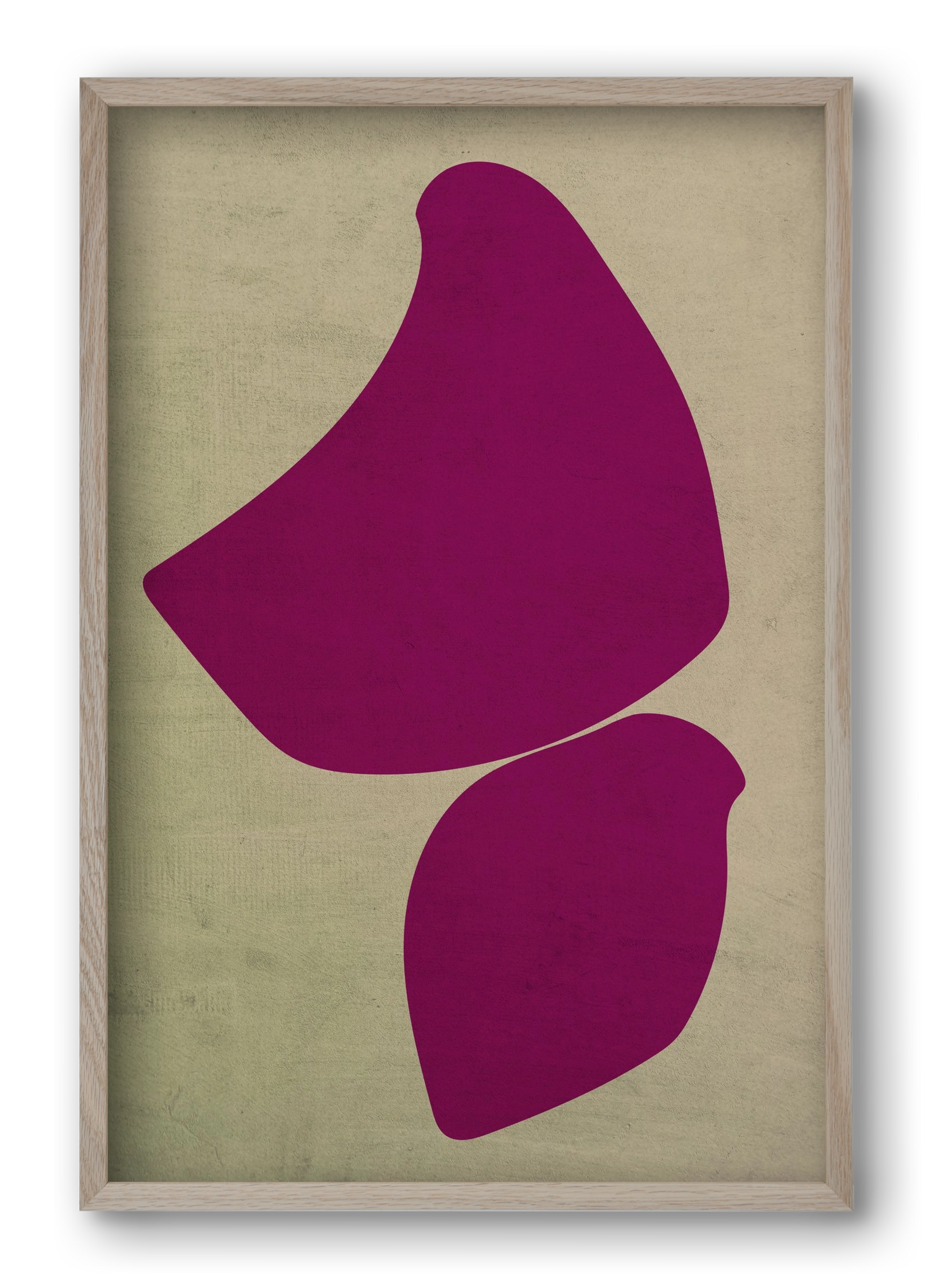 Birds, 40x60 cm (40x60 cm), Tölgy keret