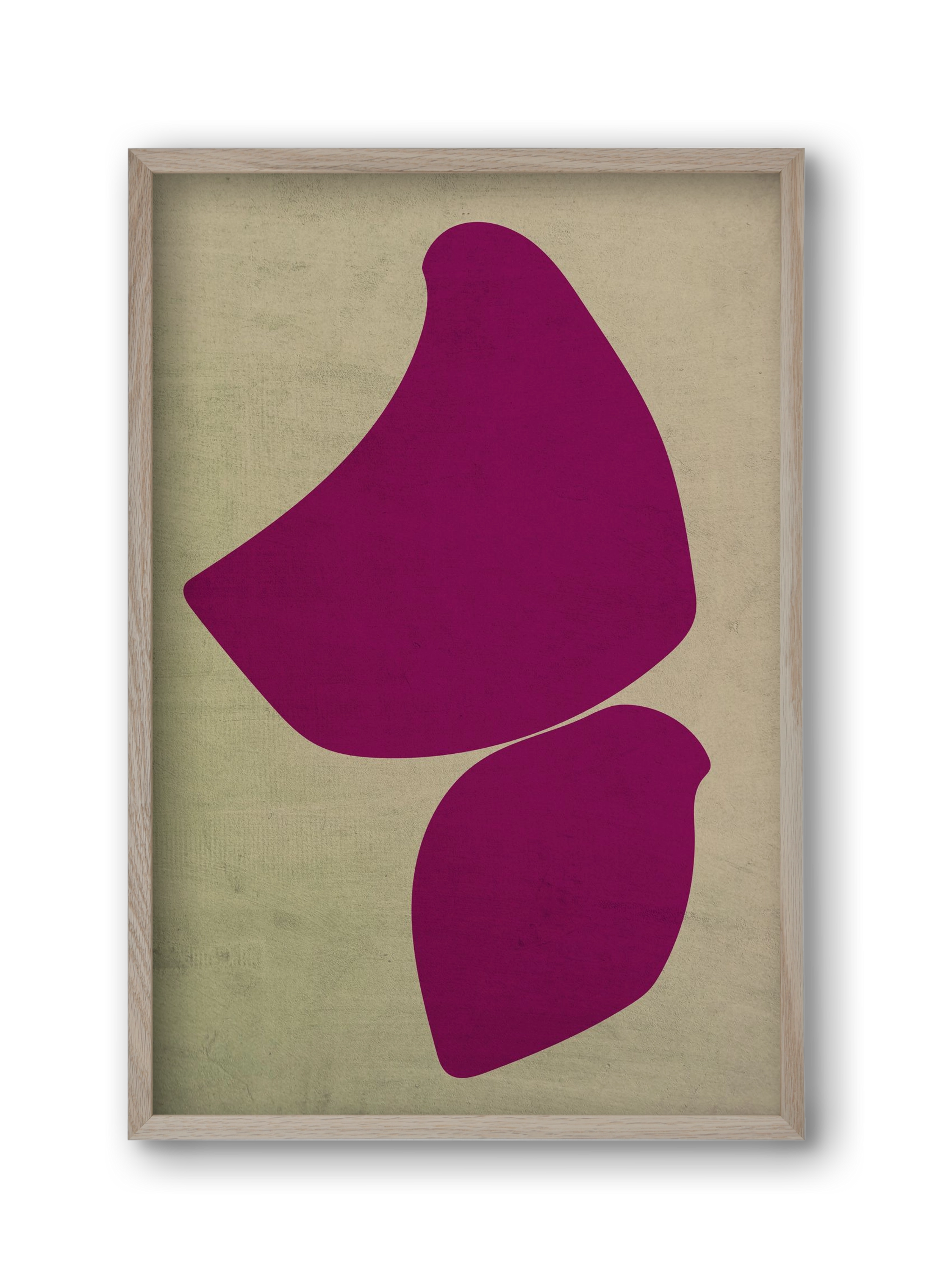 Birds, 30x45 cm (30x45 cm), Tölgy keret