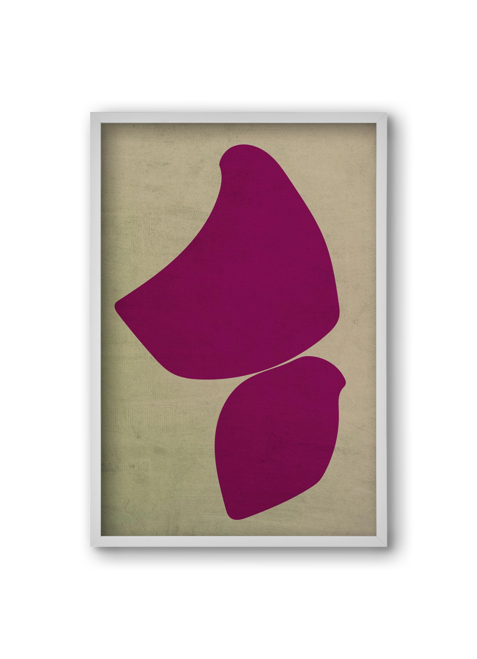 Birds, 20x30 cm (20x30 cm), Fehér keret