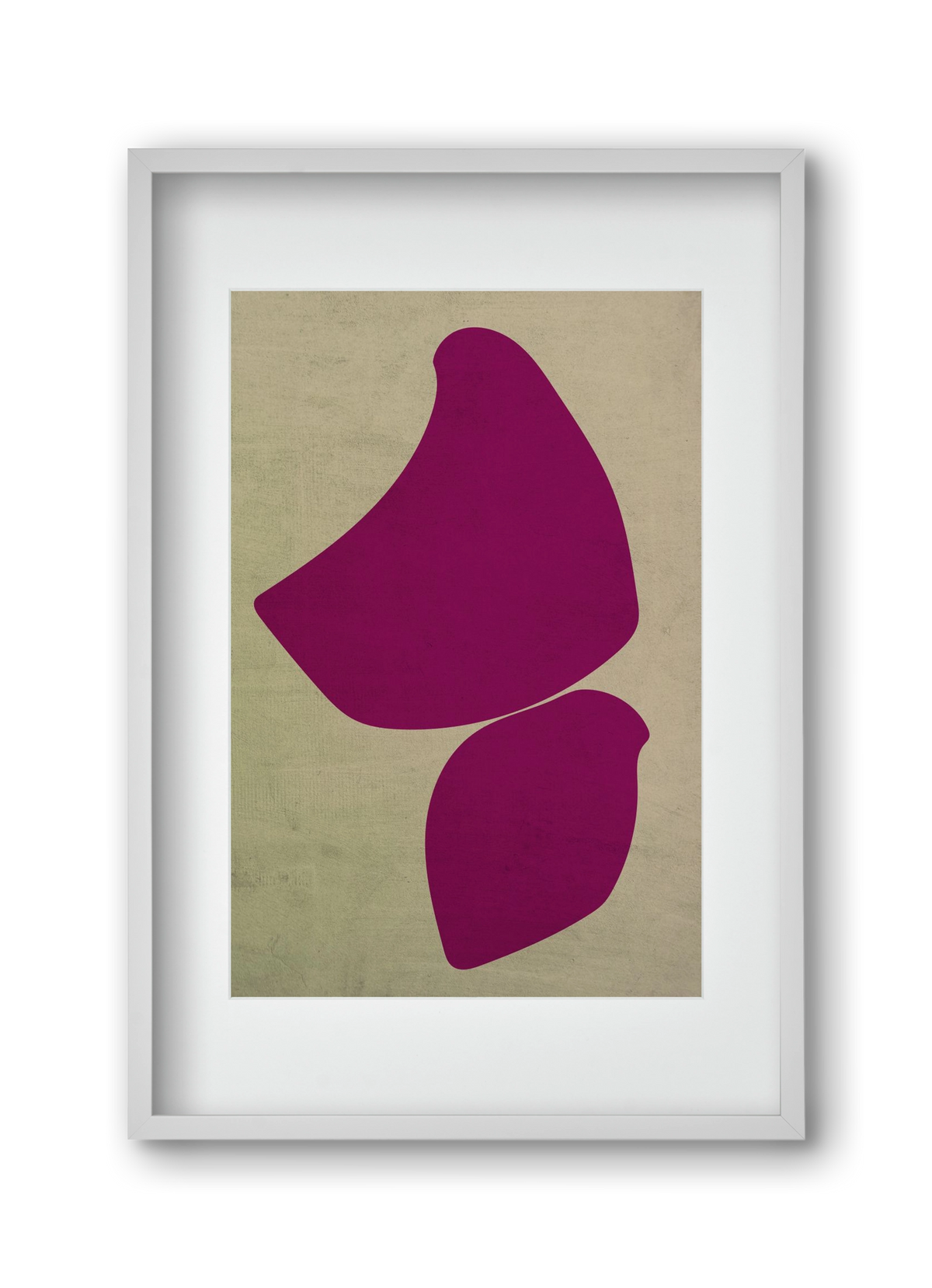 Birds, 30x45 cm (20x30 cm), Fehér keret, paszpartuval