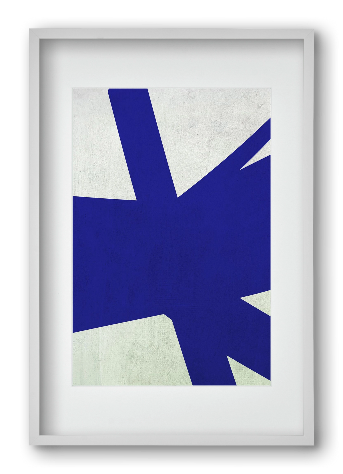 Blue 1, 40x60 cm (30x45 cm), Fehér keret, paszpartuval