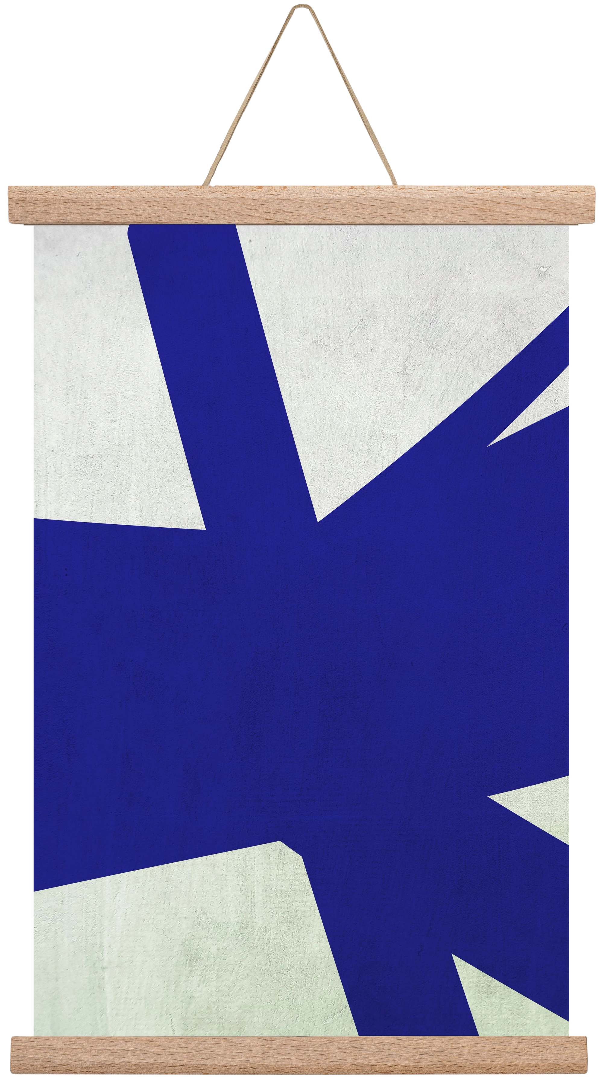 Blue 1, 30x45 cm (30x45 cm), Tölgy akasztó