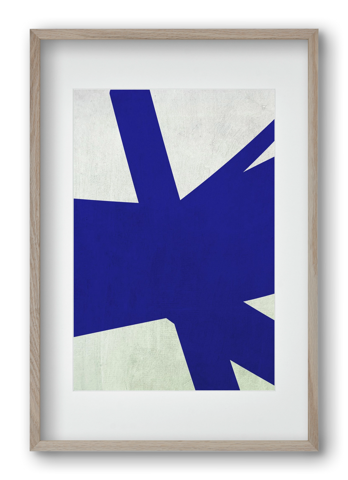 Blue 1, 40x60 cm (30x45 cm), Tölgy keret, paszpartuval